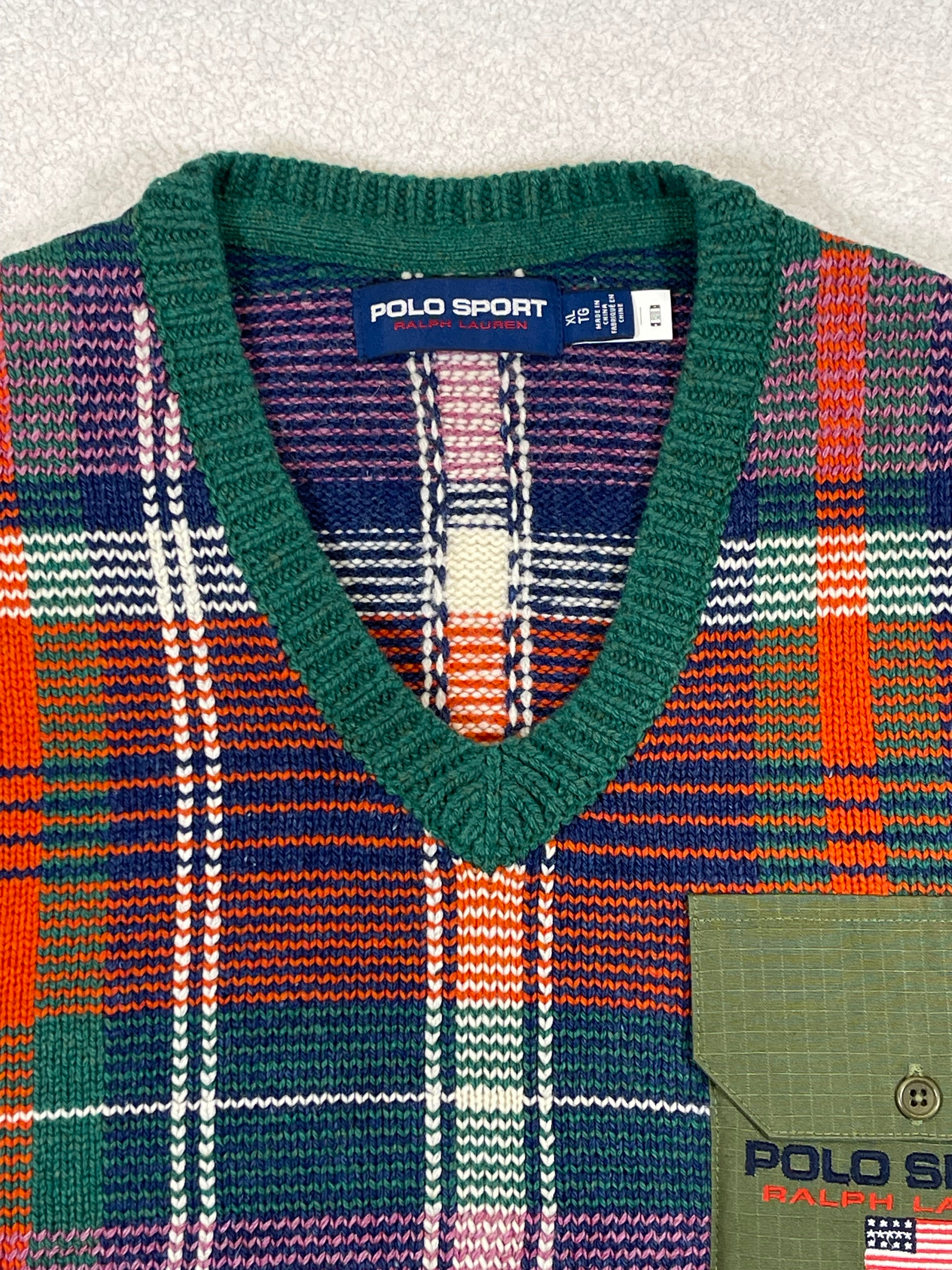 Polo Sport Ralph Lauren Tartan Wool Sweater Vest (2022)