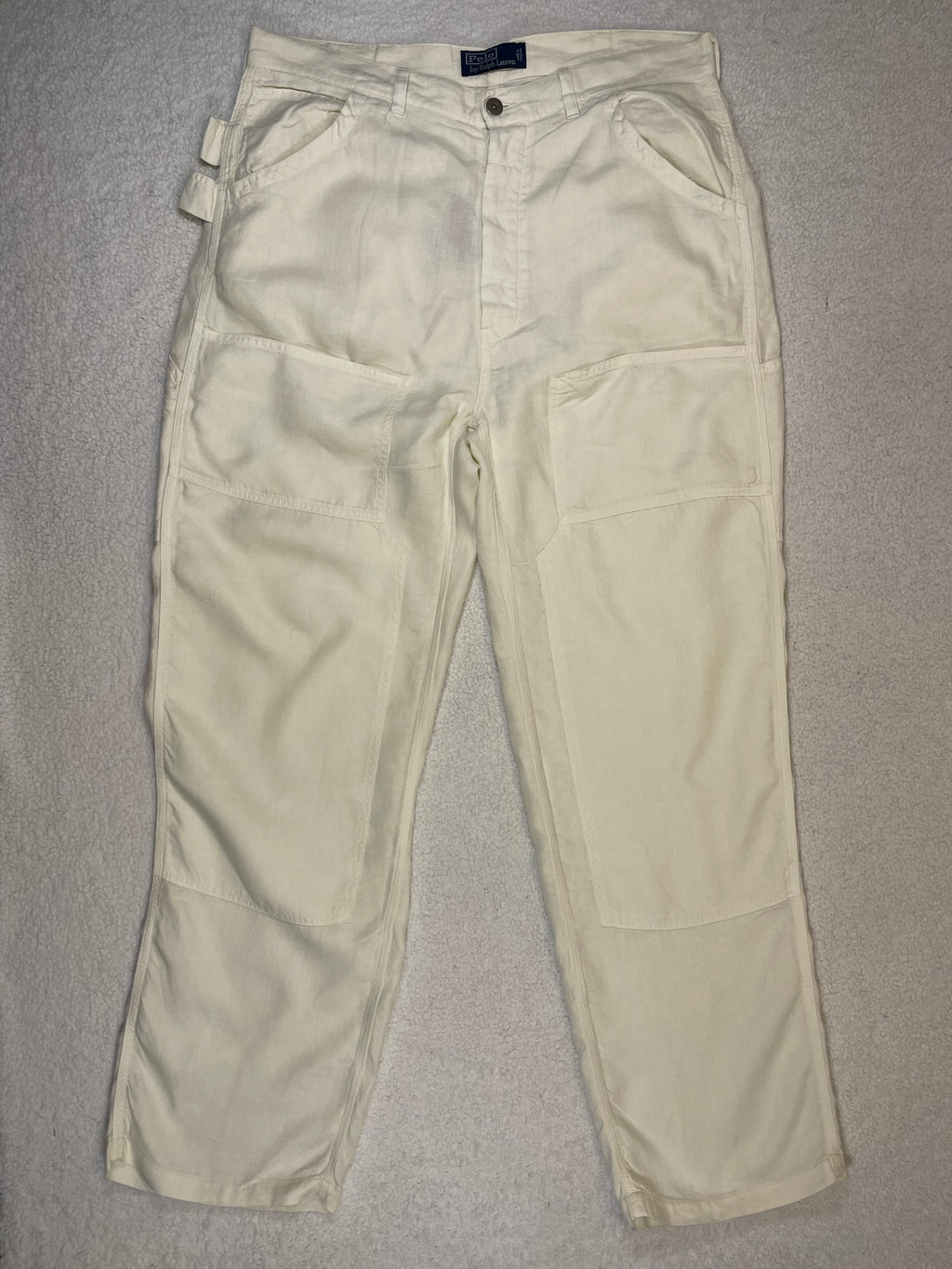 Polo Ralph Lauren Linen Carpenter Trousers (Vintage 2000s)