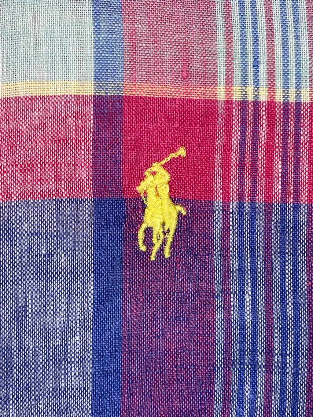 Ralph Lauren Linen Plaid Shirt (Vintage)