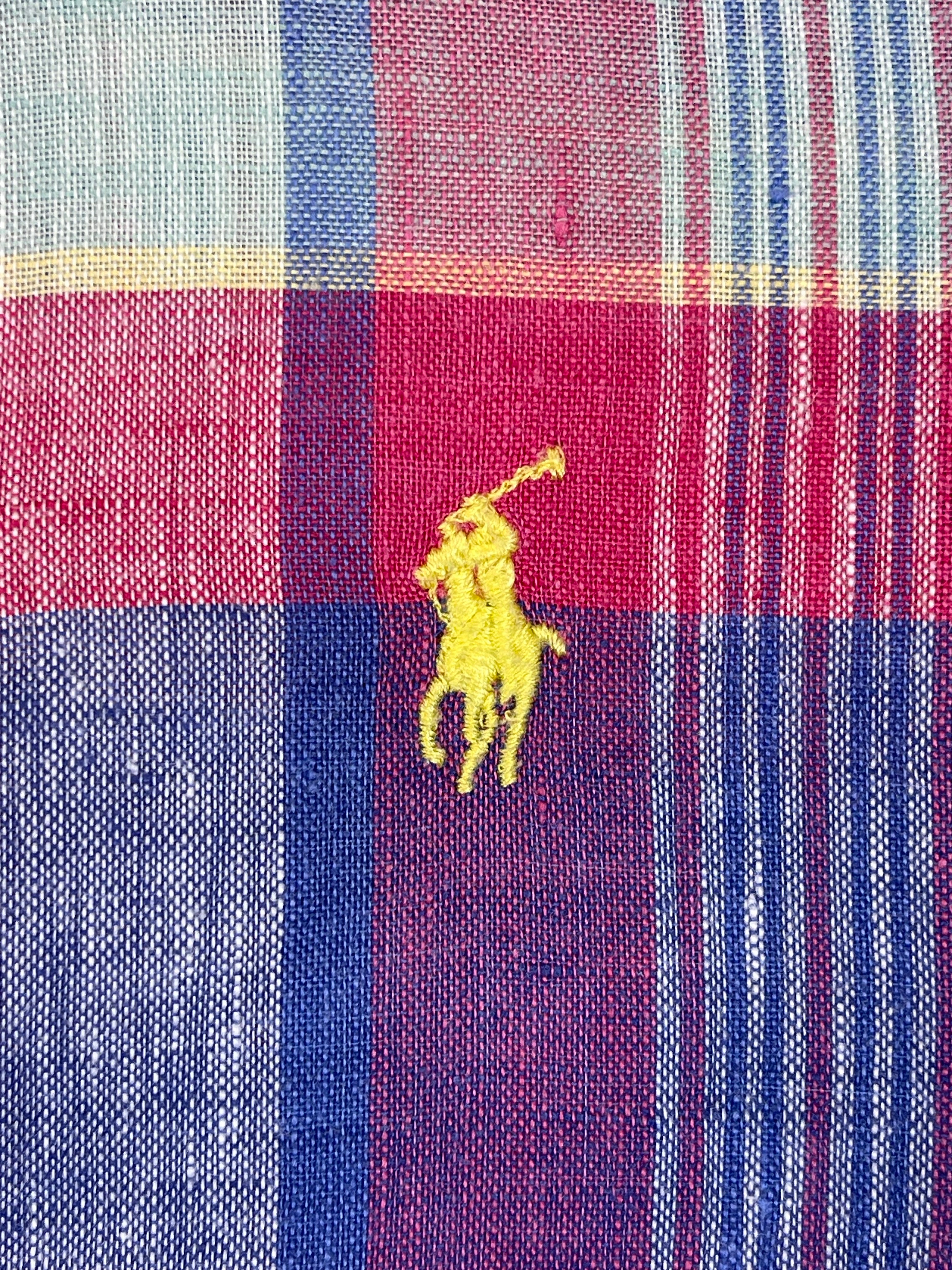 Ralph Lauren Linen Plaid Shirt (Vintage)