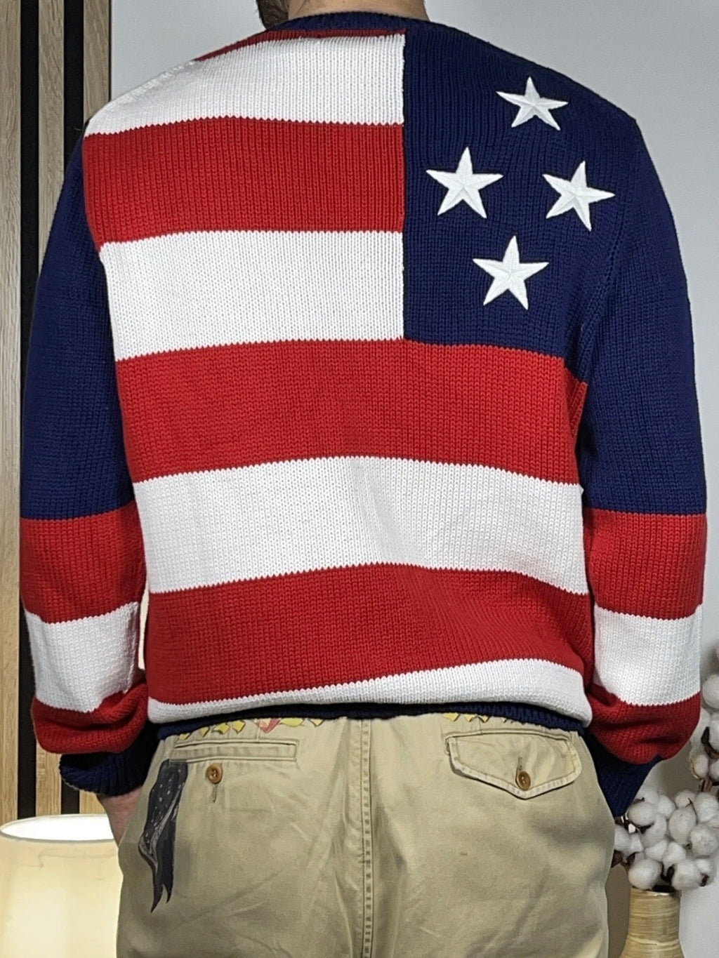 Polo Ralph Lauren Big Pony Flag Cotton Sweater