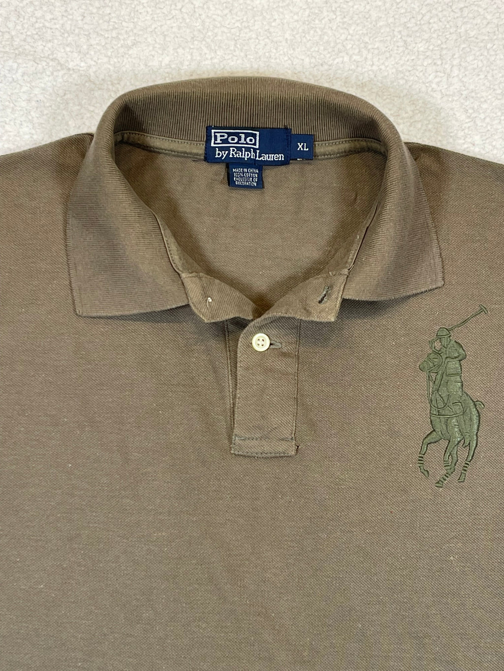 Polo Ralph Lauren Hunting Motif Cotton Piqué Polo (Vintage 2000s)