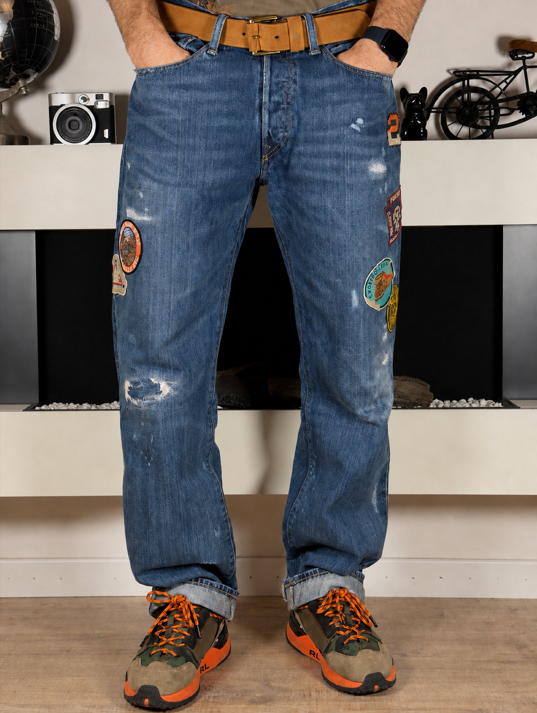 Polo Ralph Lauren Expedition Vintage Classic Fit Aged Denim Jeans (2022)