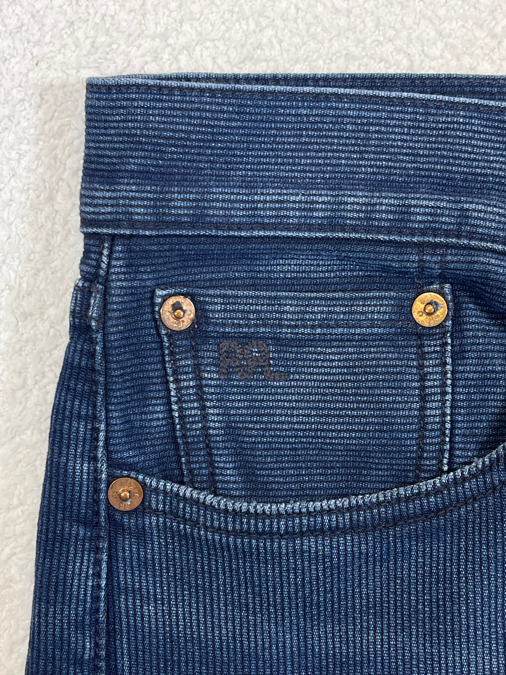 Ralph Lauren Double RL Indigo Corduroy Trousers