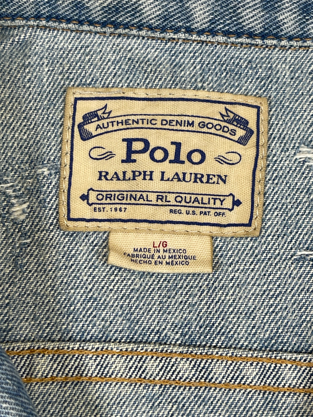 Polo Ralph Lauren Polo Rugby Graphic Denim Jacket