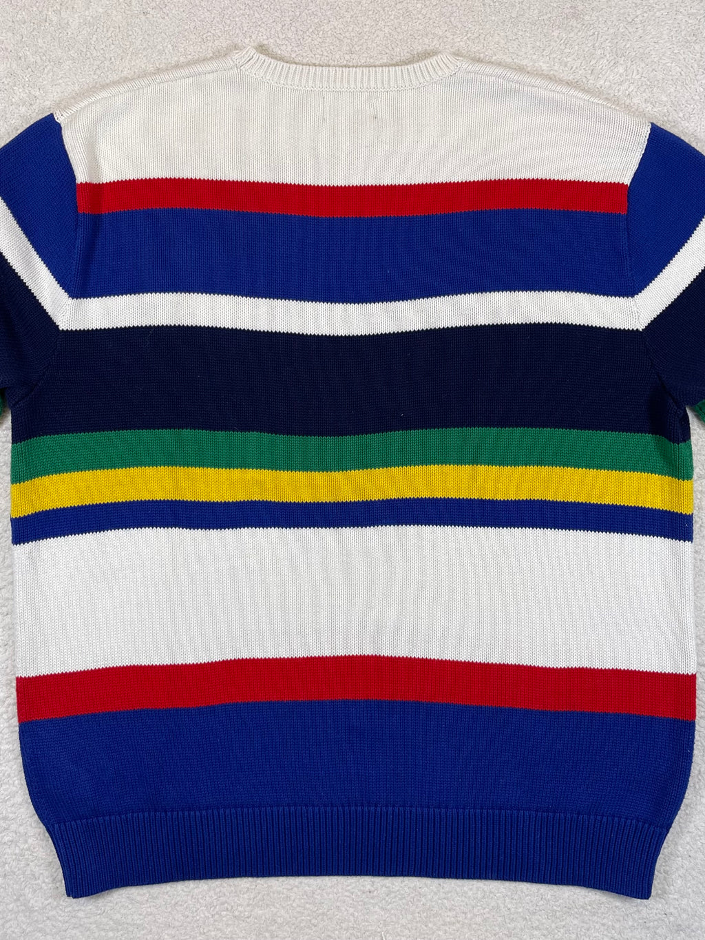 Polo Ralph Lauren Nautical-Inspired Striped Cotton Sweater XL