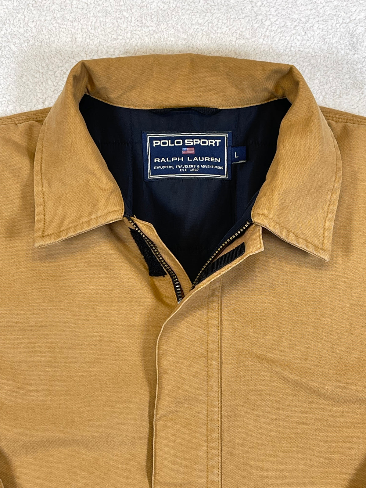 Ralph Lauren Polo Sport Vintage Lined Canvas Workwear Jacket L