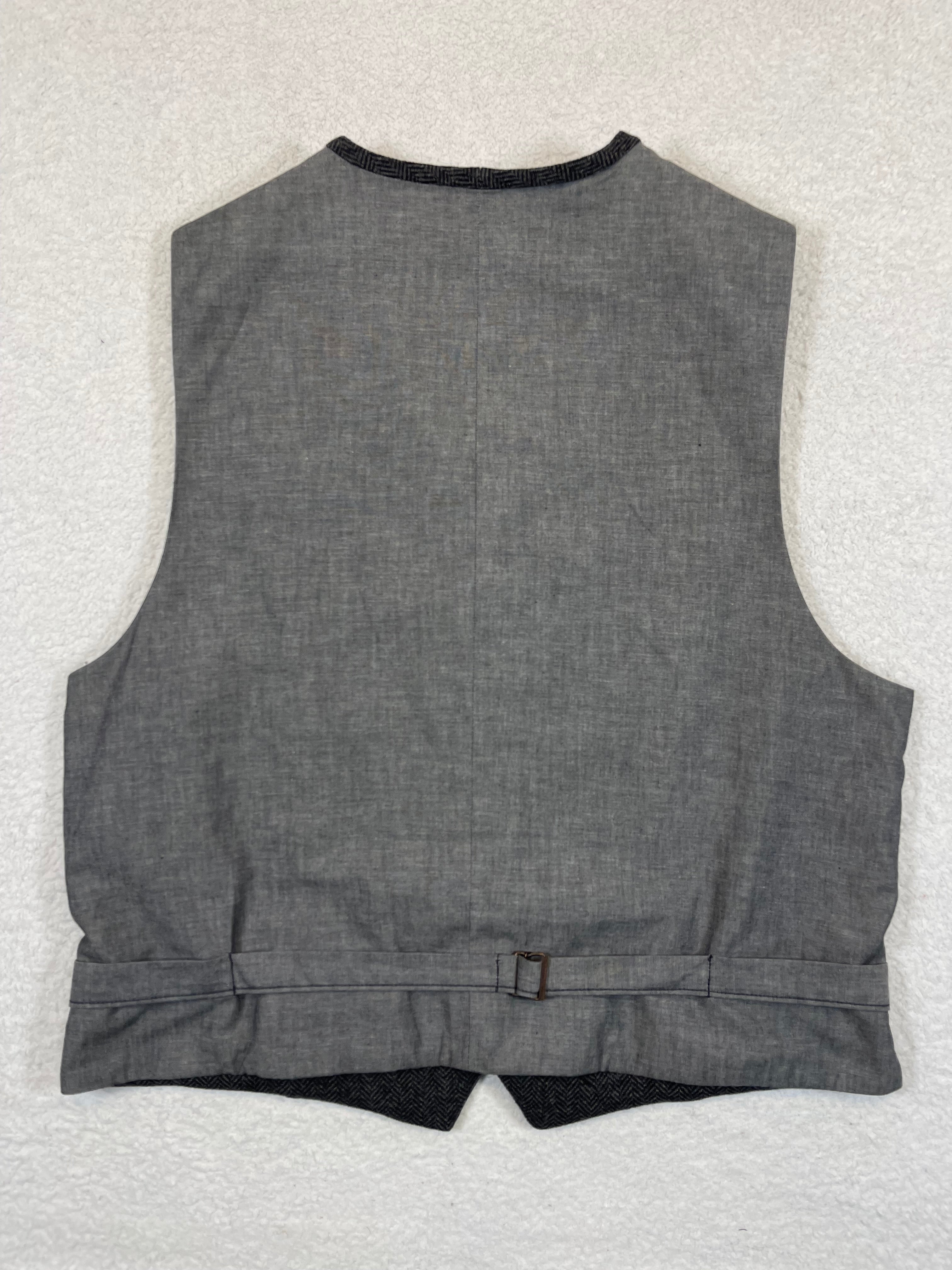 Polo Jeans Co. Ralph Lauren Herringbone Wool Vest