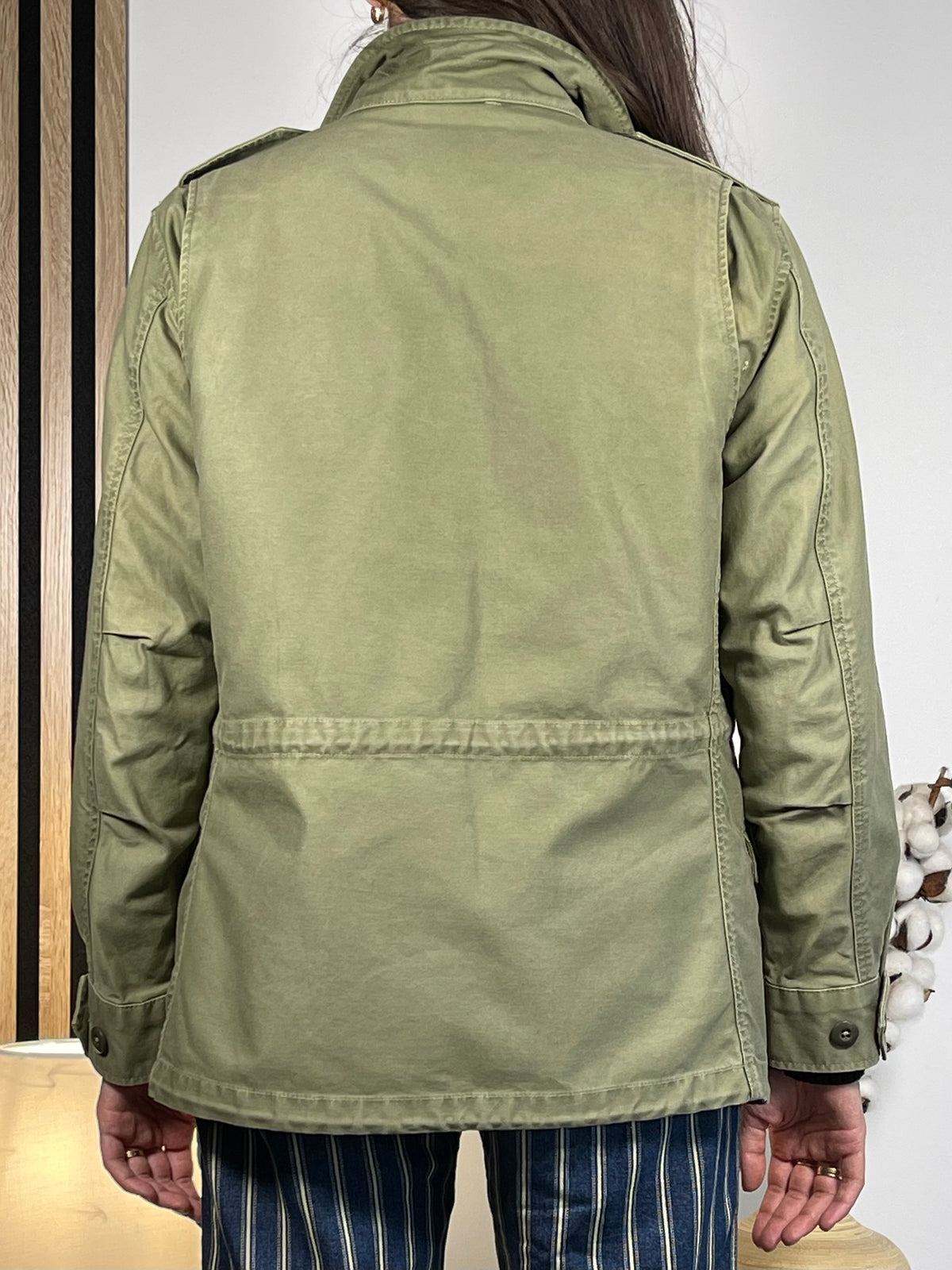 Polo Ralph Lauren Distressed Cotton Twill Surplus Jacket
M