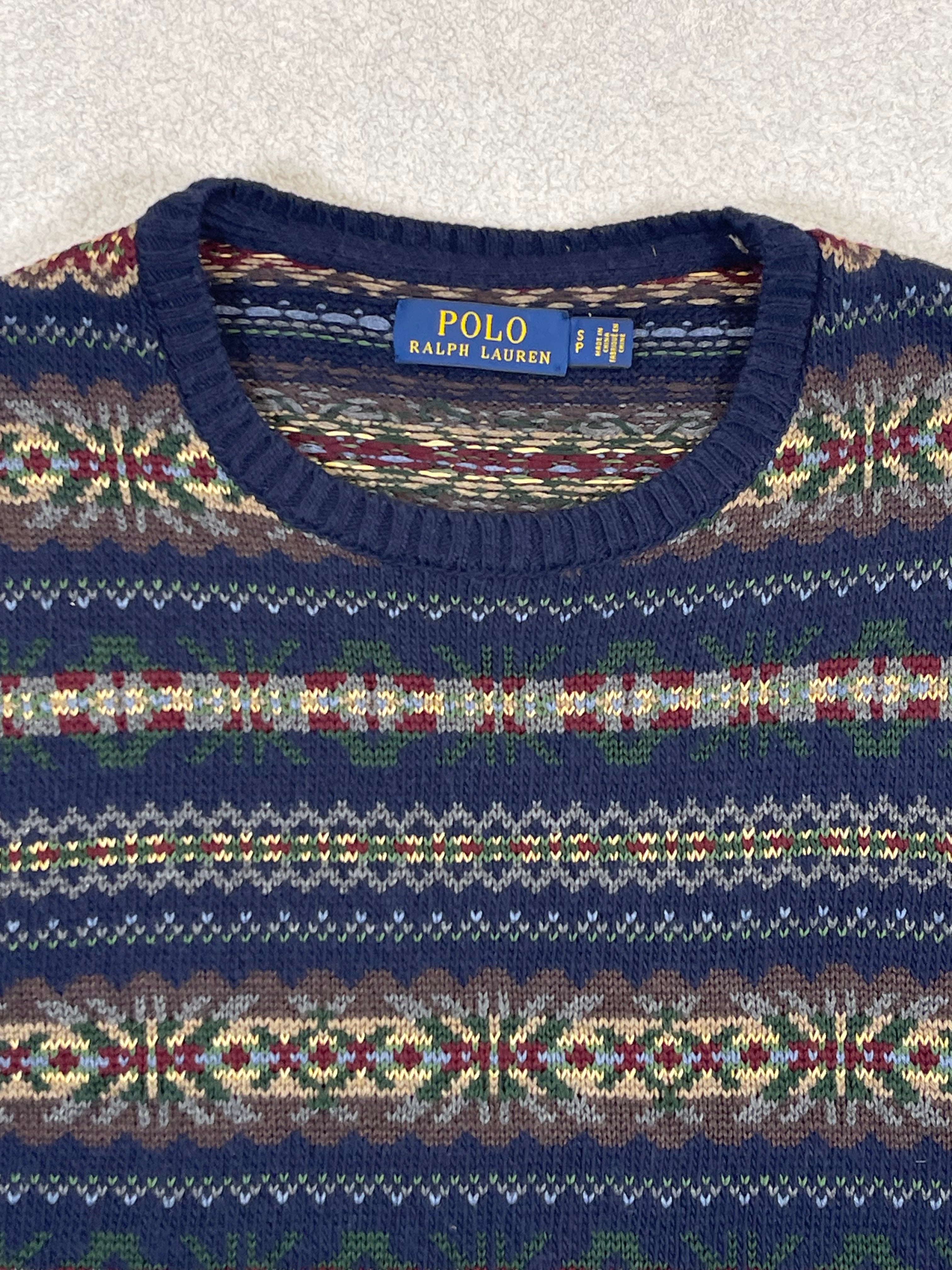 Polo Ralph Lauren Fair Isle Cotton & Cashmere-Blend Sweater