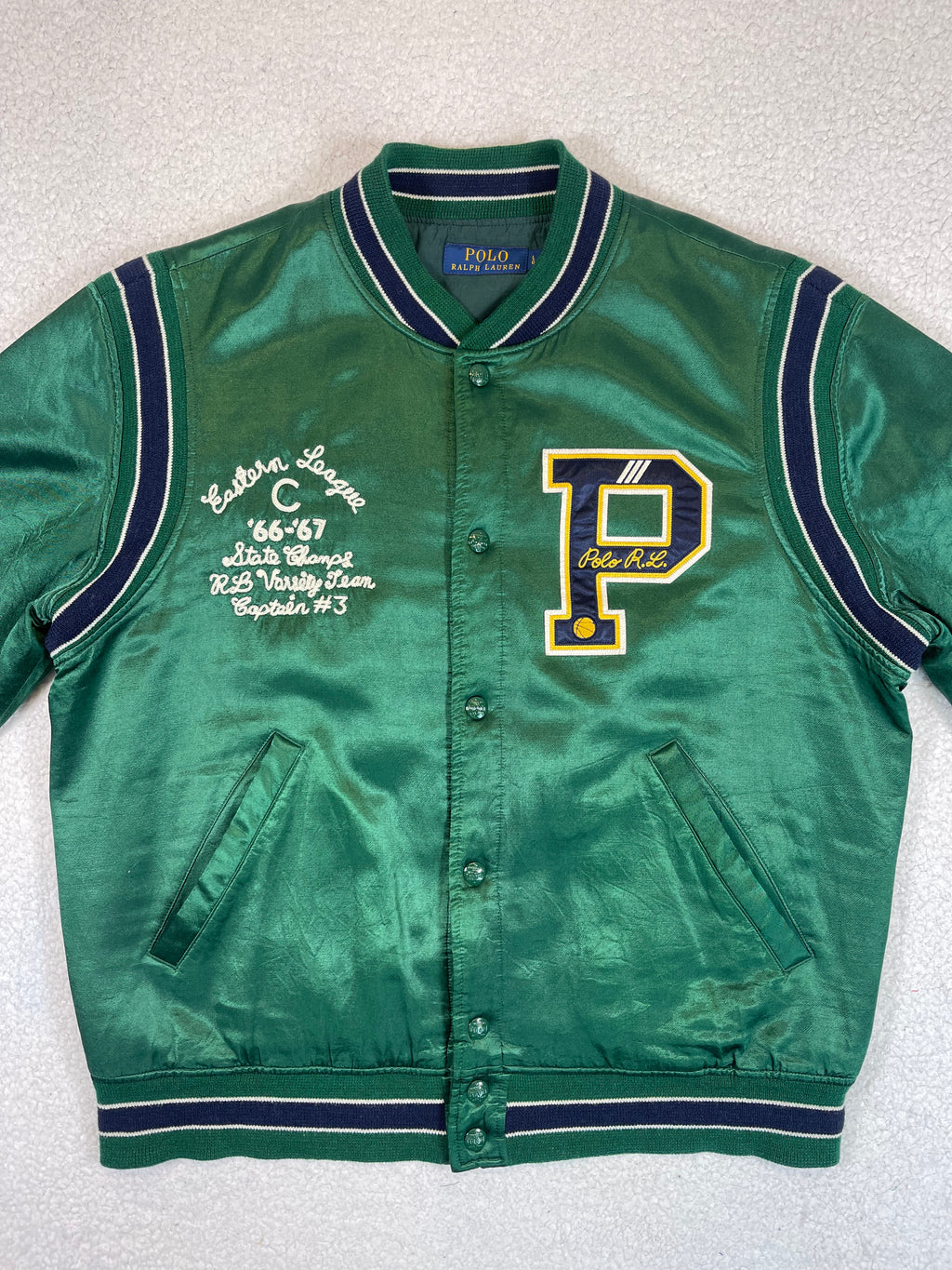 Polo Ralph Lauren Satin Varsity Jacket (2023)