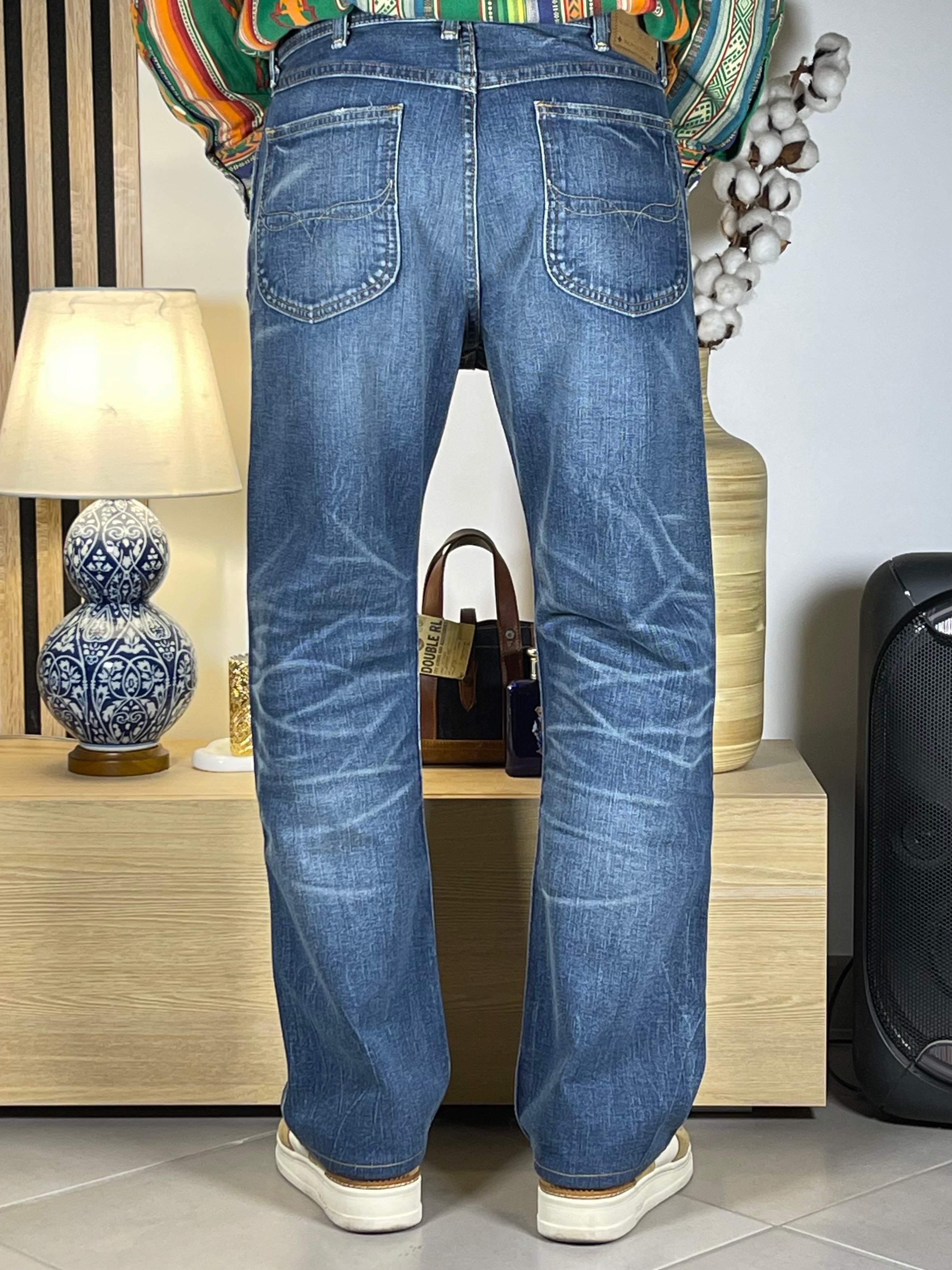 Polo Ralph Lauren × Naiomi Glasses Indigo Heritage Rider Jeans (2023)