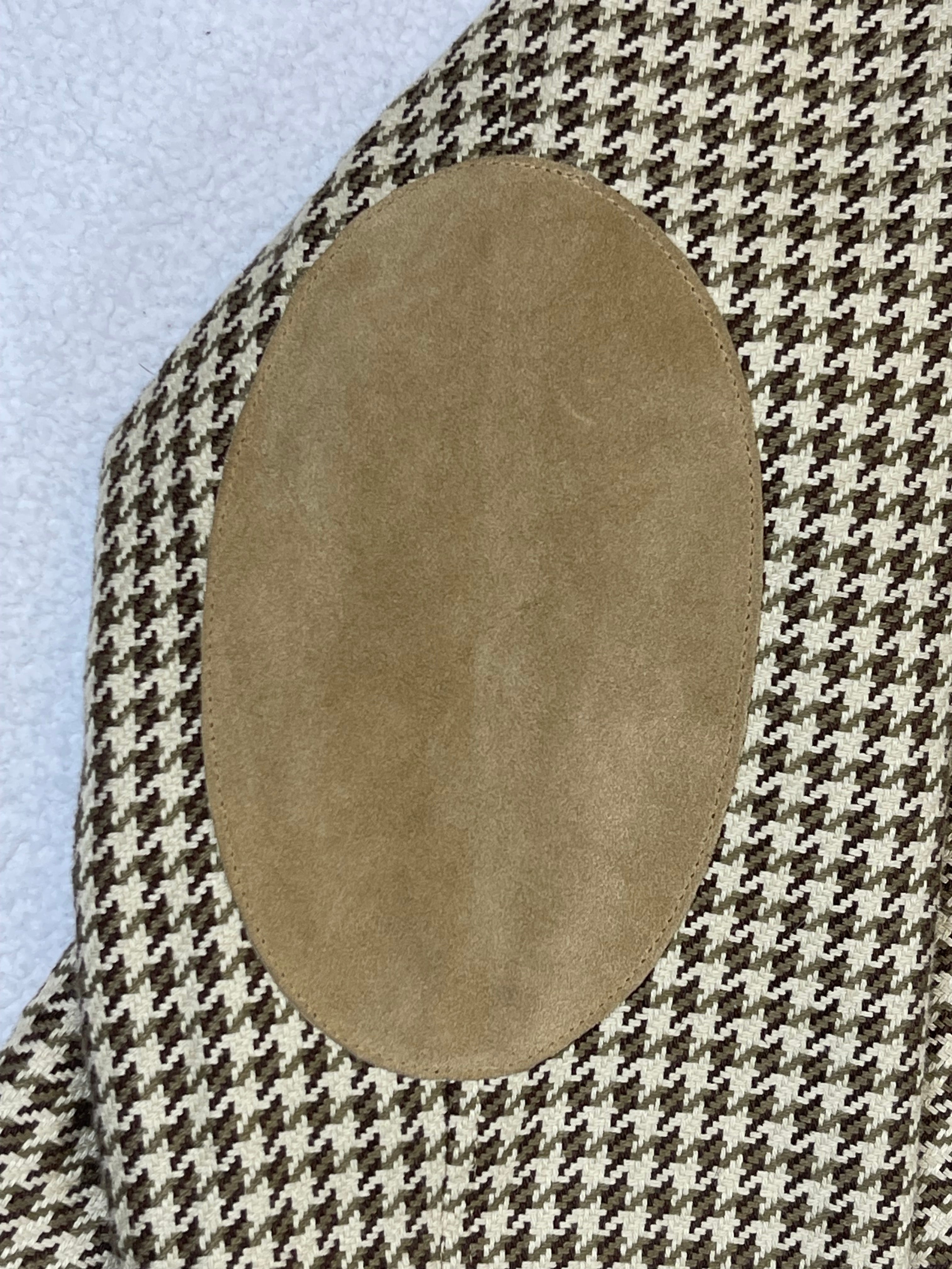 Polo Golf Ralph Lauren Houndstooth Linen Blend Jacket (Vintage)