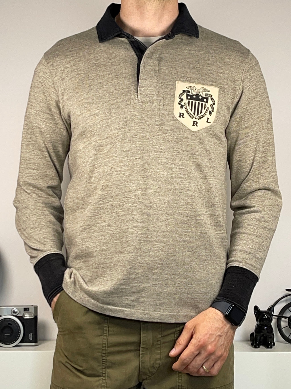 RRL Double RL Double-Knit Rugby Shirt