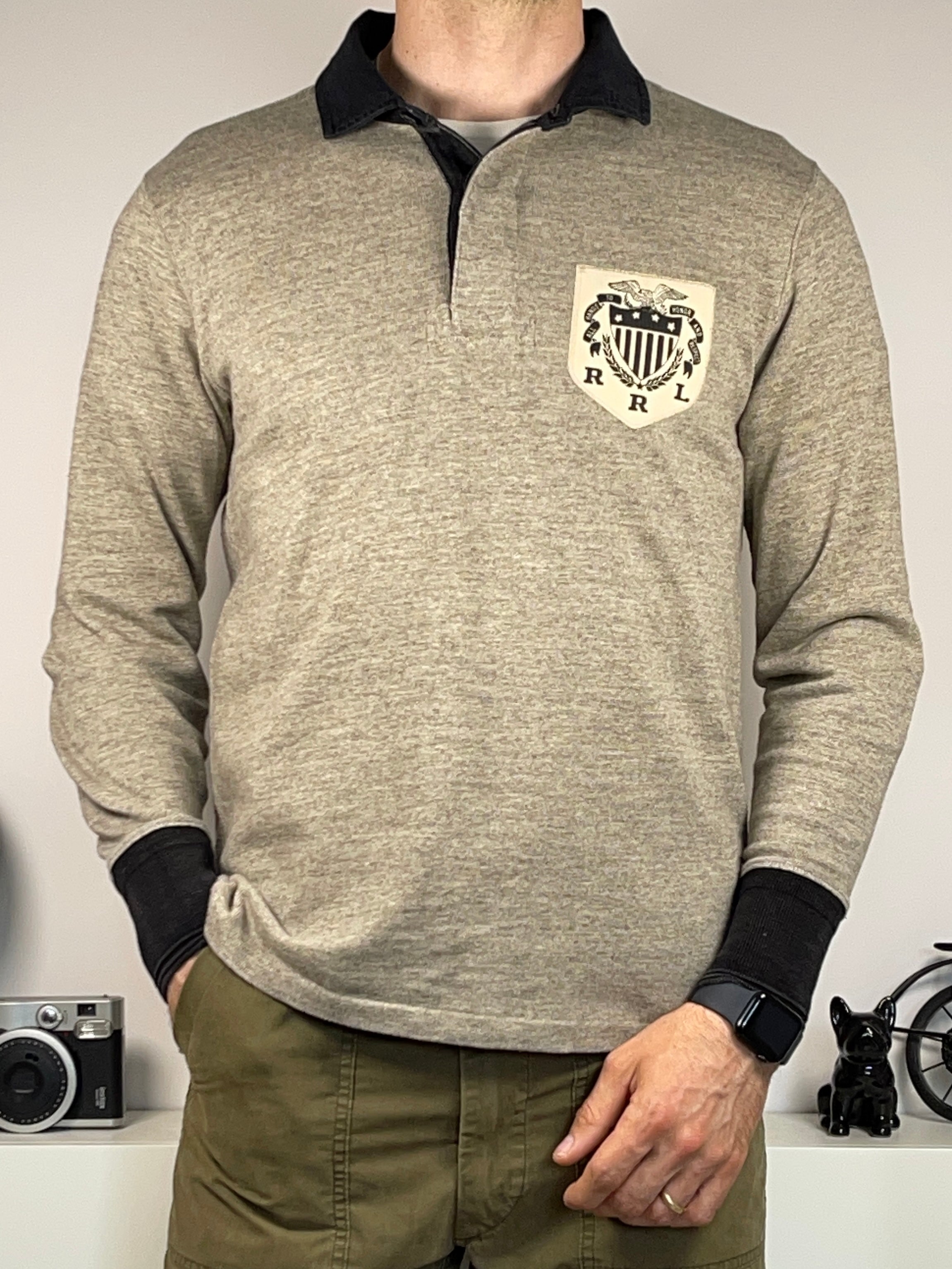 RRL Double RL Double-Knit Rugby Shirt