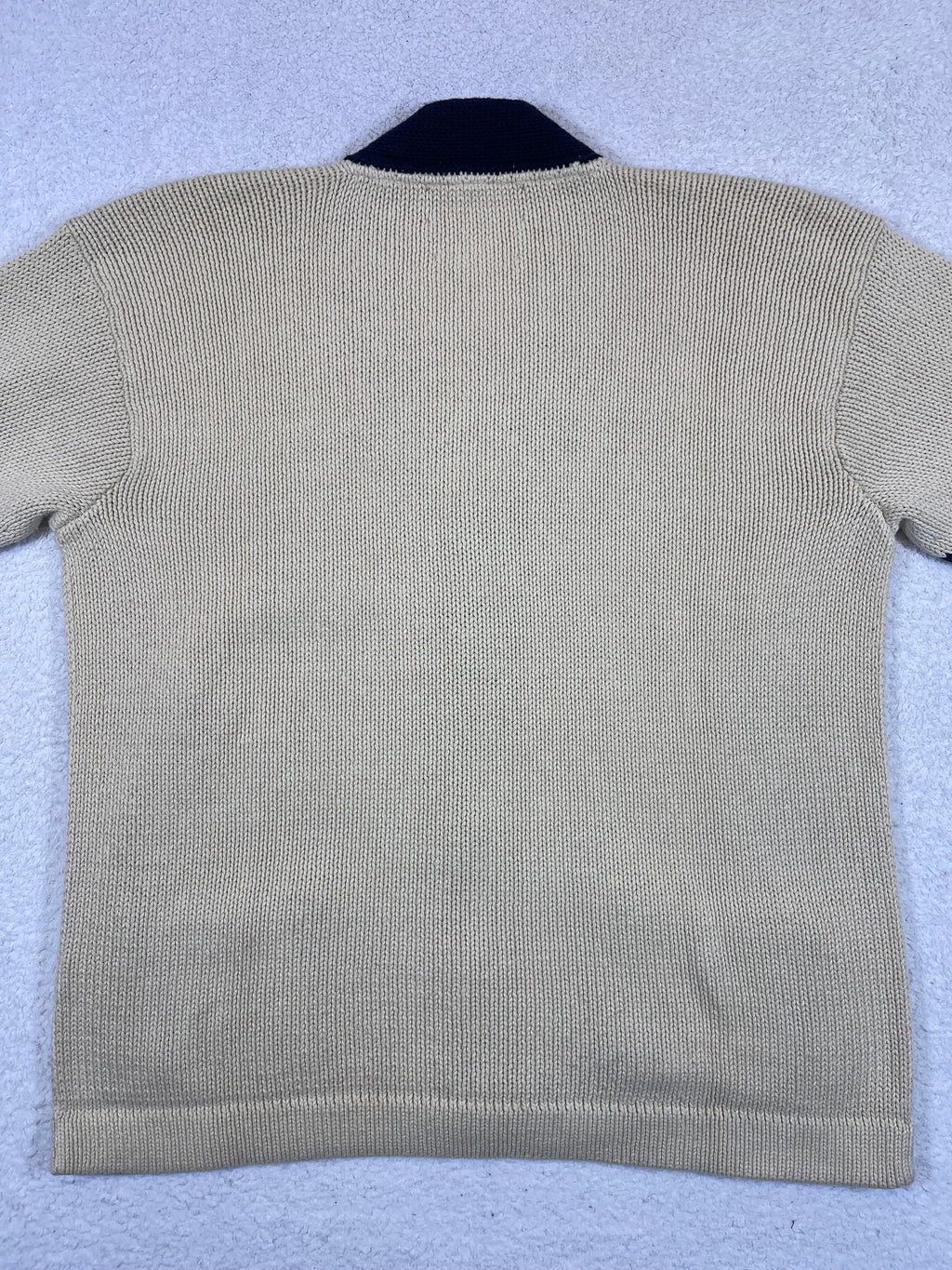 Polo by Ralph Lauren Vintage Collegiate-Inspired Linen & Cotton Cardigan
