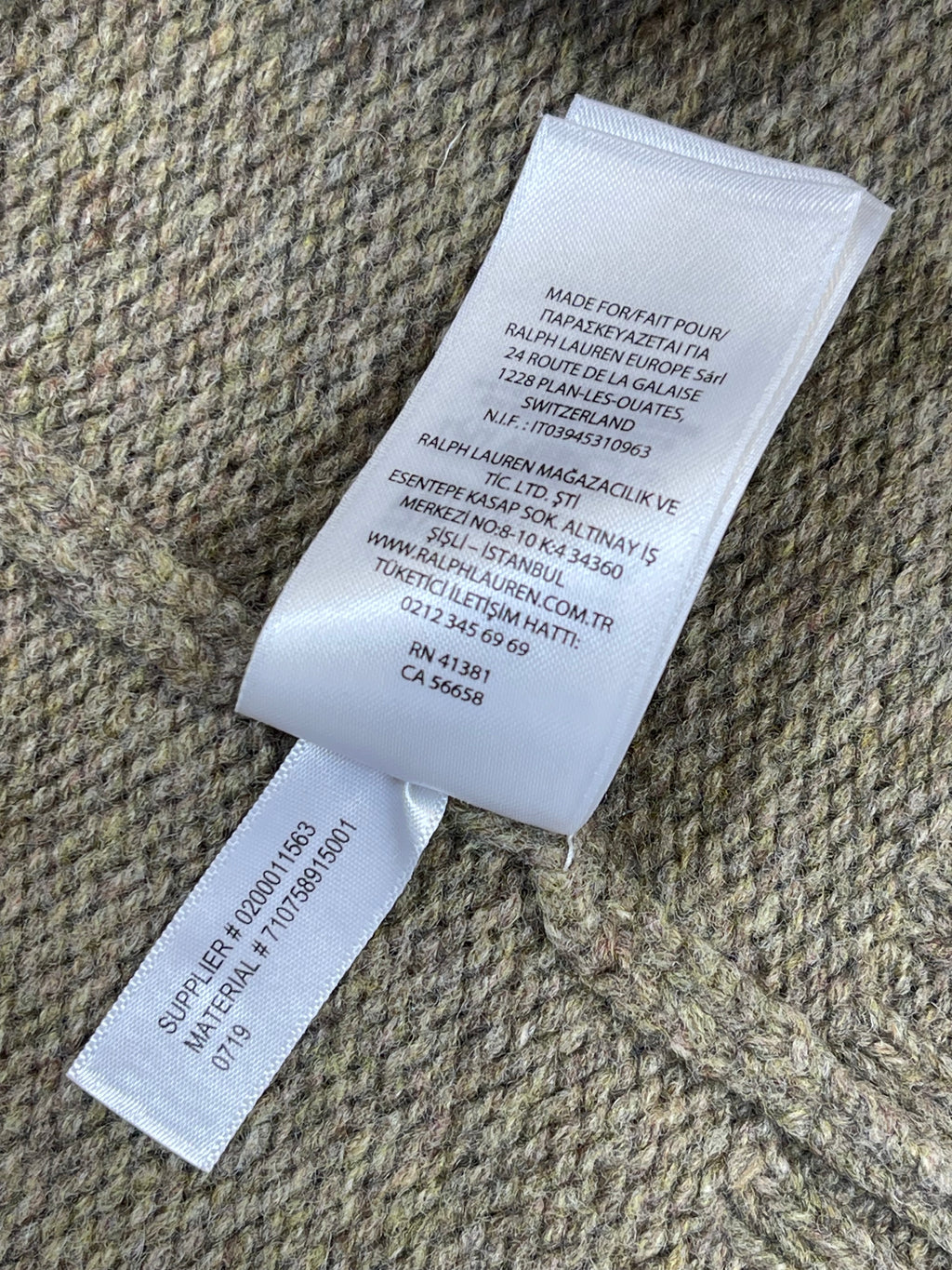 Polo Country Ralph Lauren Sportsman Wool Sweater