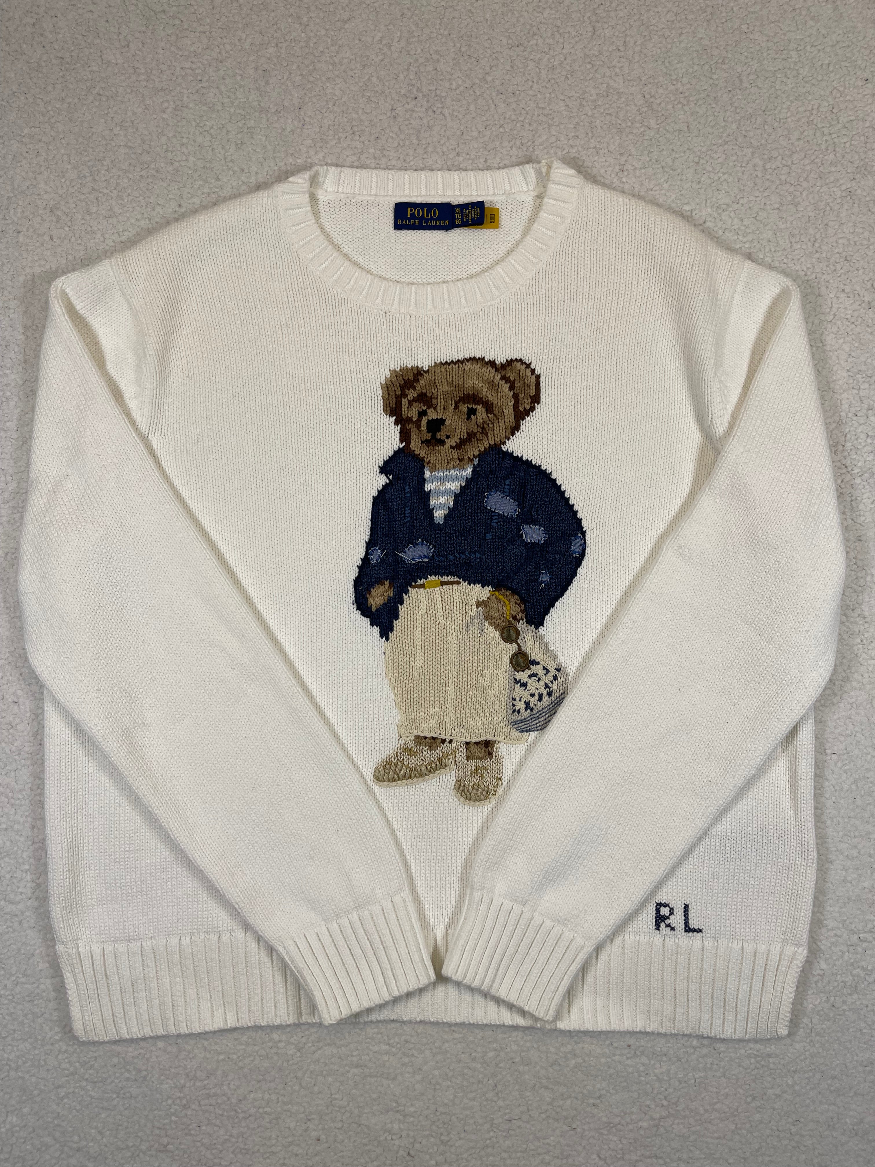 Polo Ralph Lauren Beachgoer Polo Bear Cotton Sweater (2023)