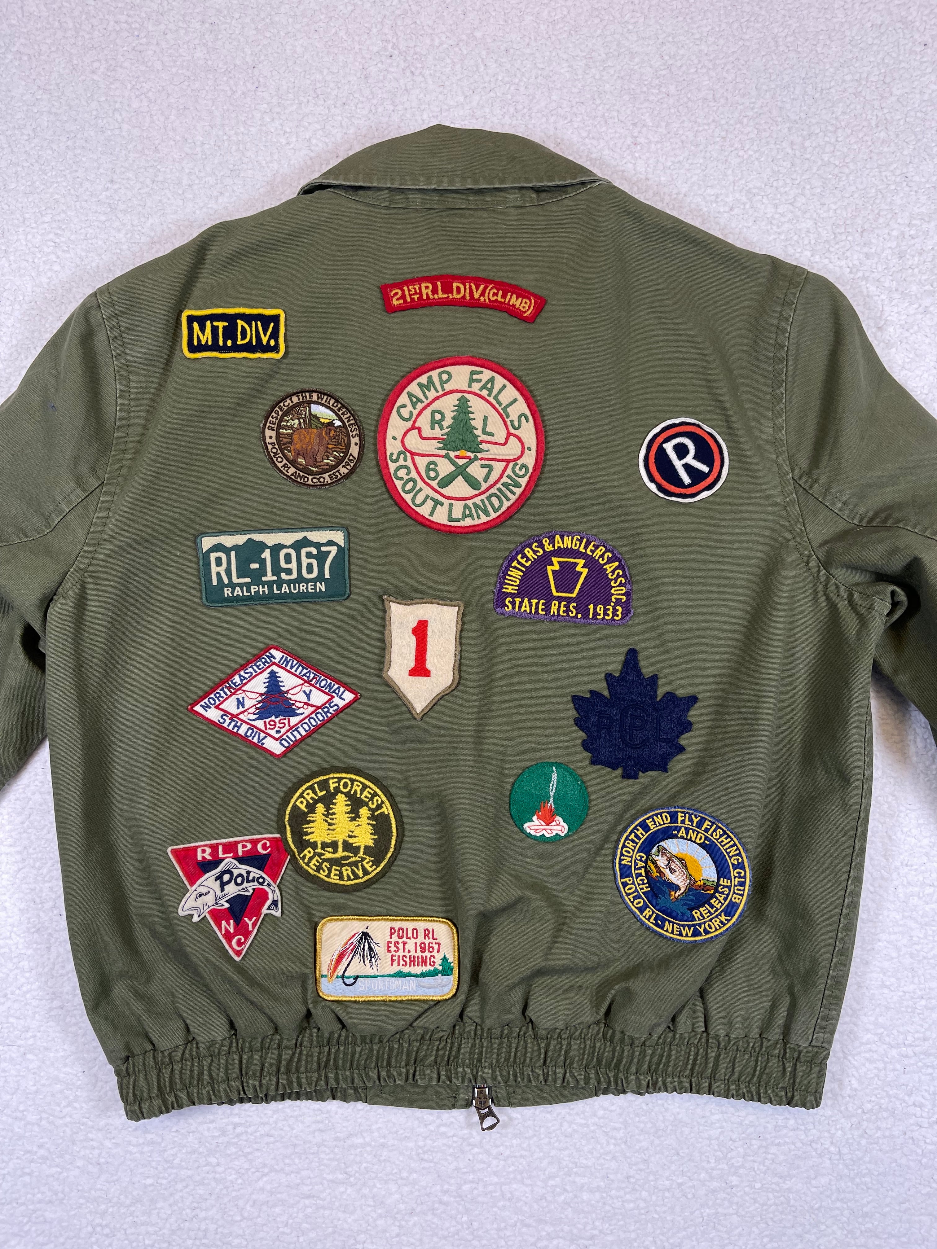 Polo Ralph Lauren Patch Canvas Bomber Jacket (2022)