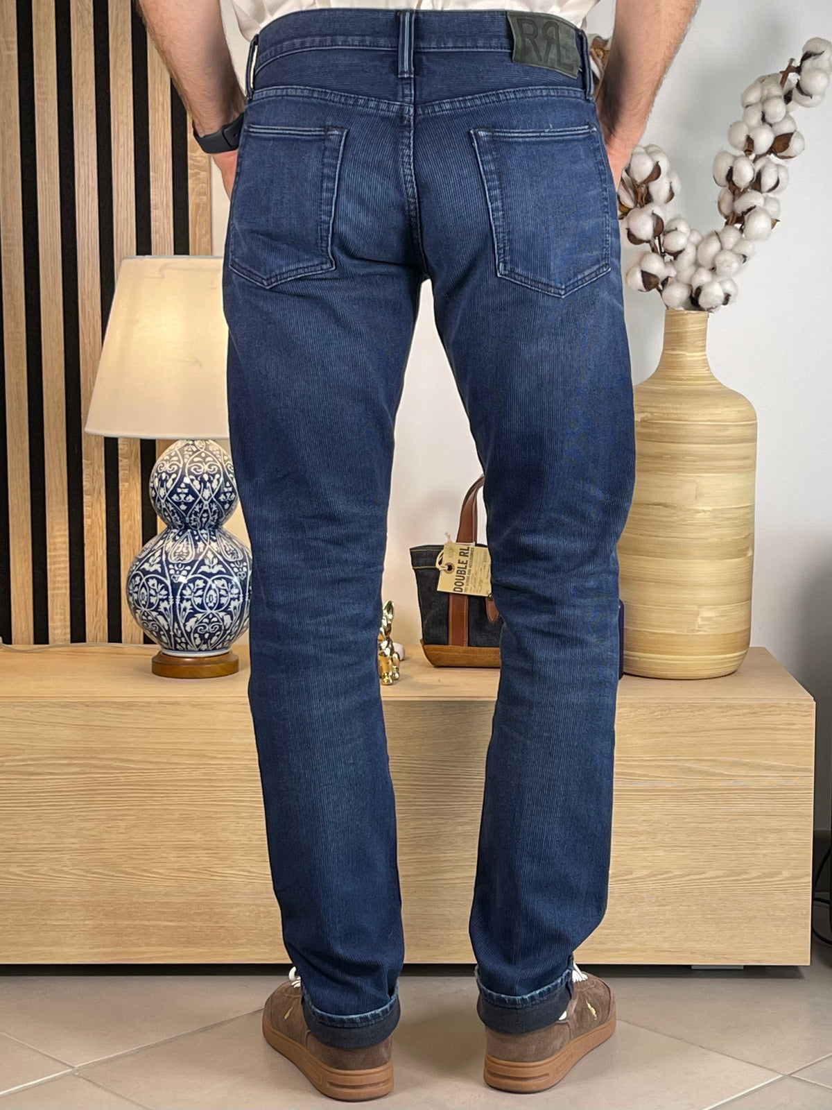 Ralph Lauren Double RL Indigo Corduroy Trousers