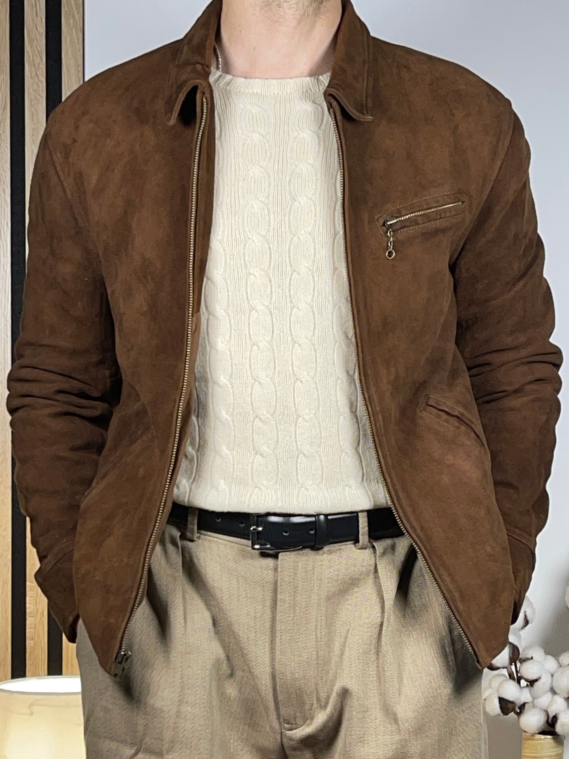 Polo by Ralph Lauren Hemingway Goat Suede Jacket (Fall 2022)