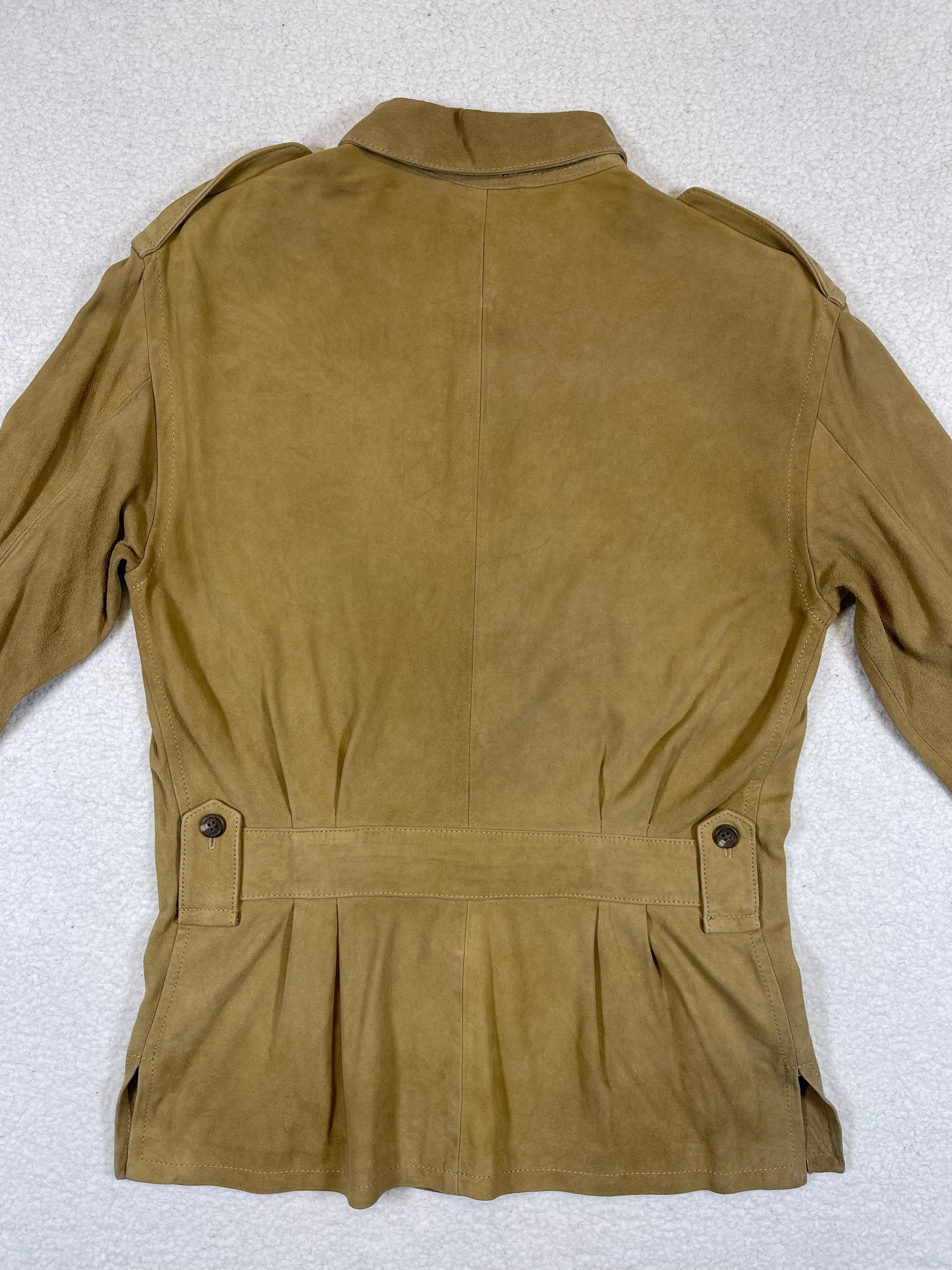 Ralph Lauren Military Suede Overshirt (Vintage)