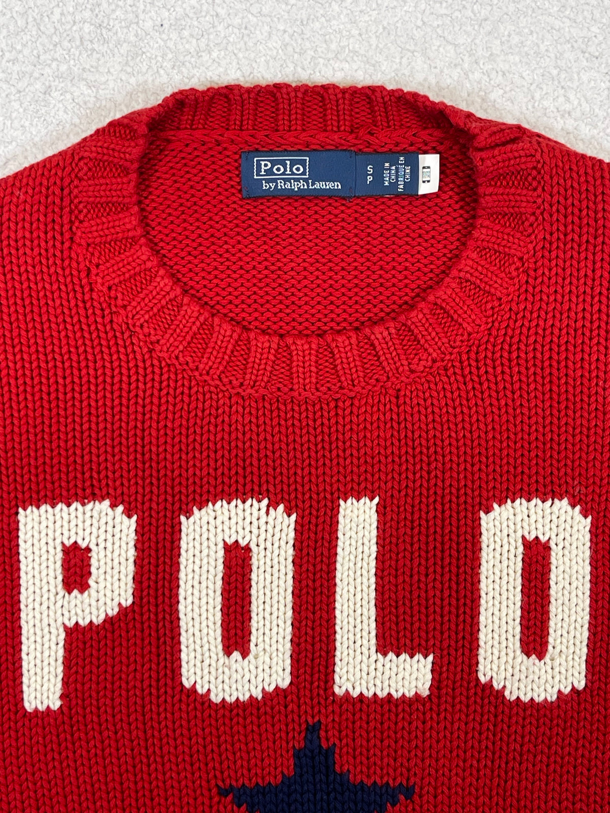 Polo by Ralph Lauren Polo Ball Cotton Intarsia-Knit Sweater