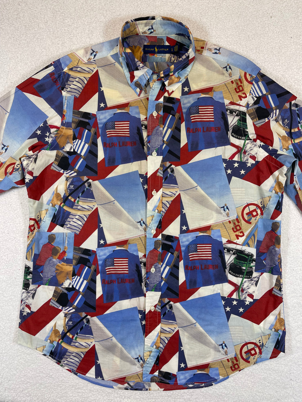 Ralph Lauren CP RL-92 Patchwork Poplin Shirt