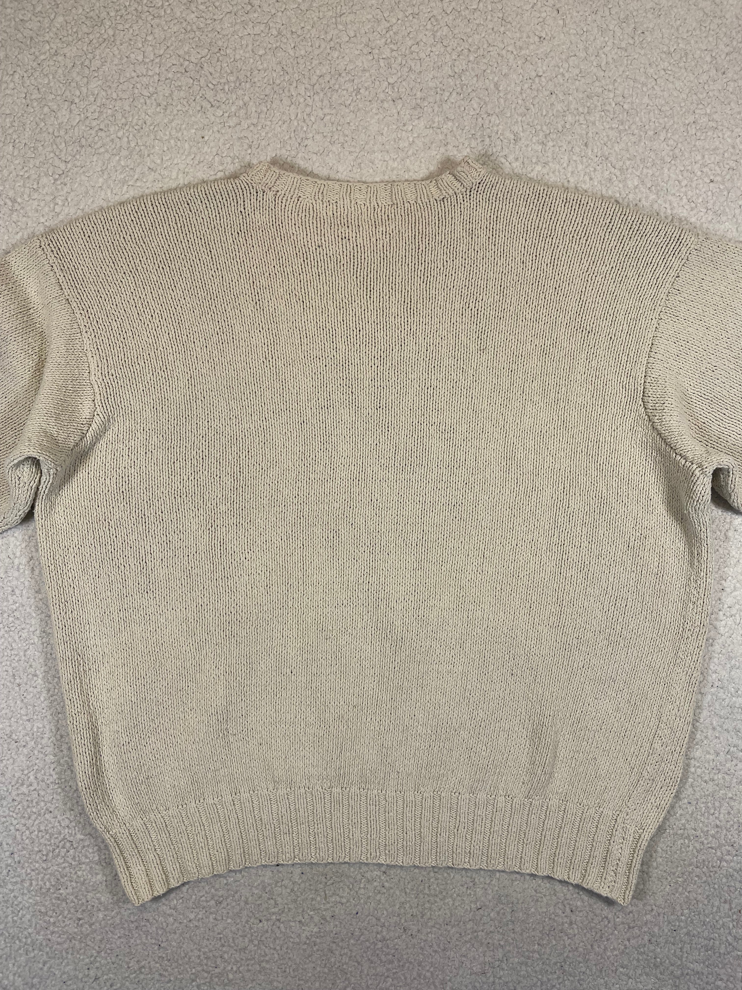 Polo Ralph Lauren Iconic Hand-Knit Polo Bear Sweater (Vintage 90s)