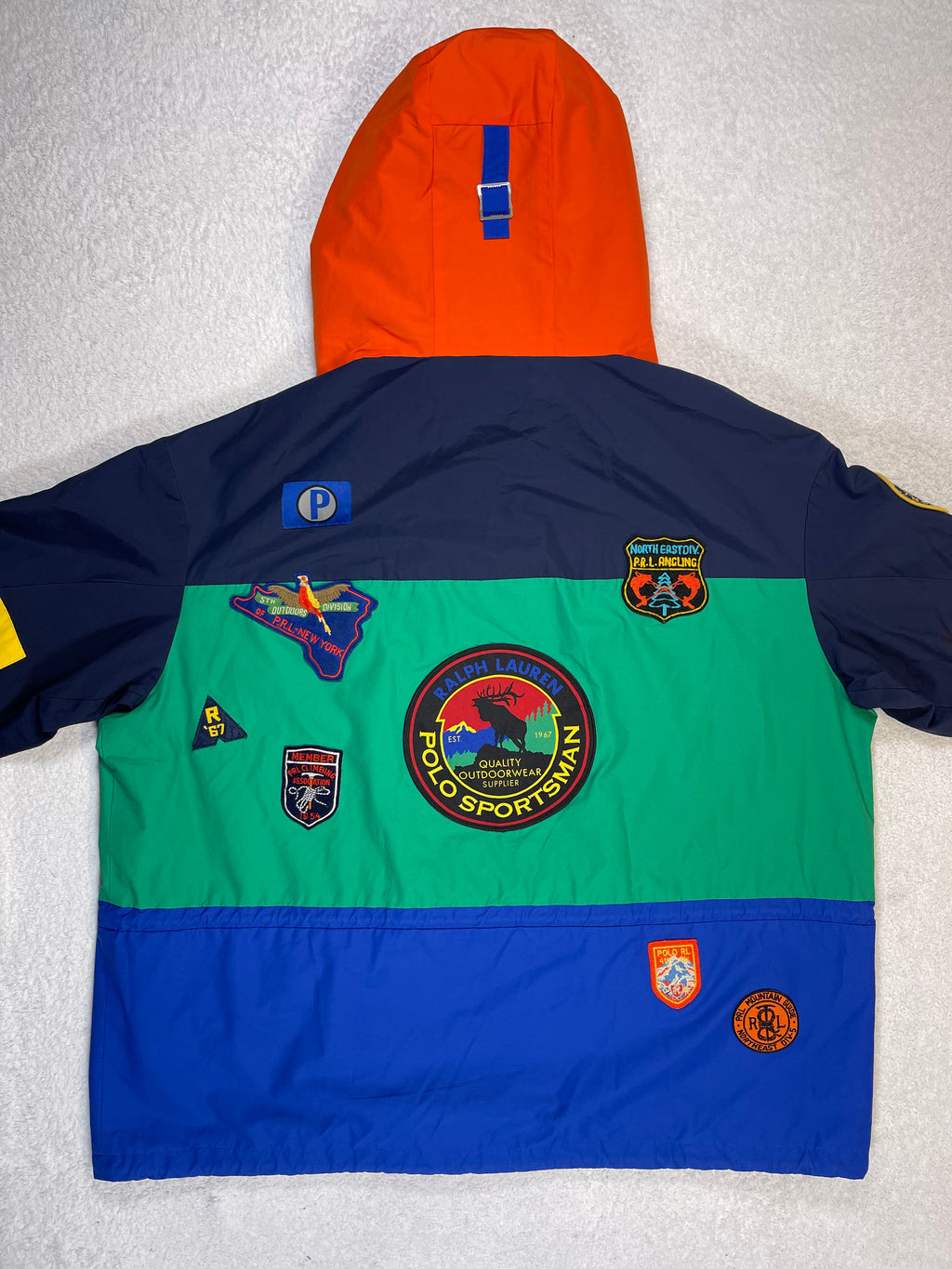 Polo Sport Ralph Lauren Color-Block Water-Repellent Pullover Jacket