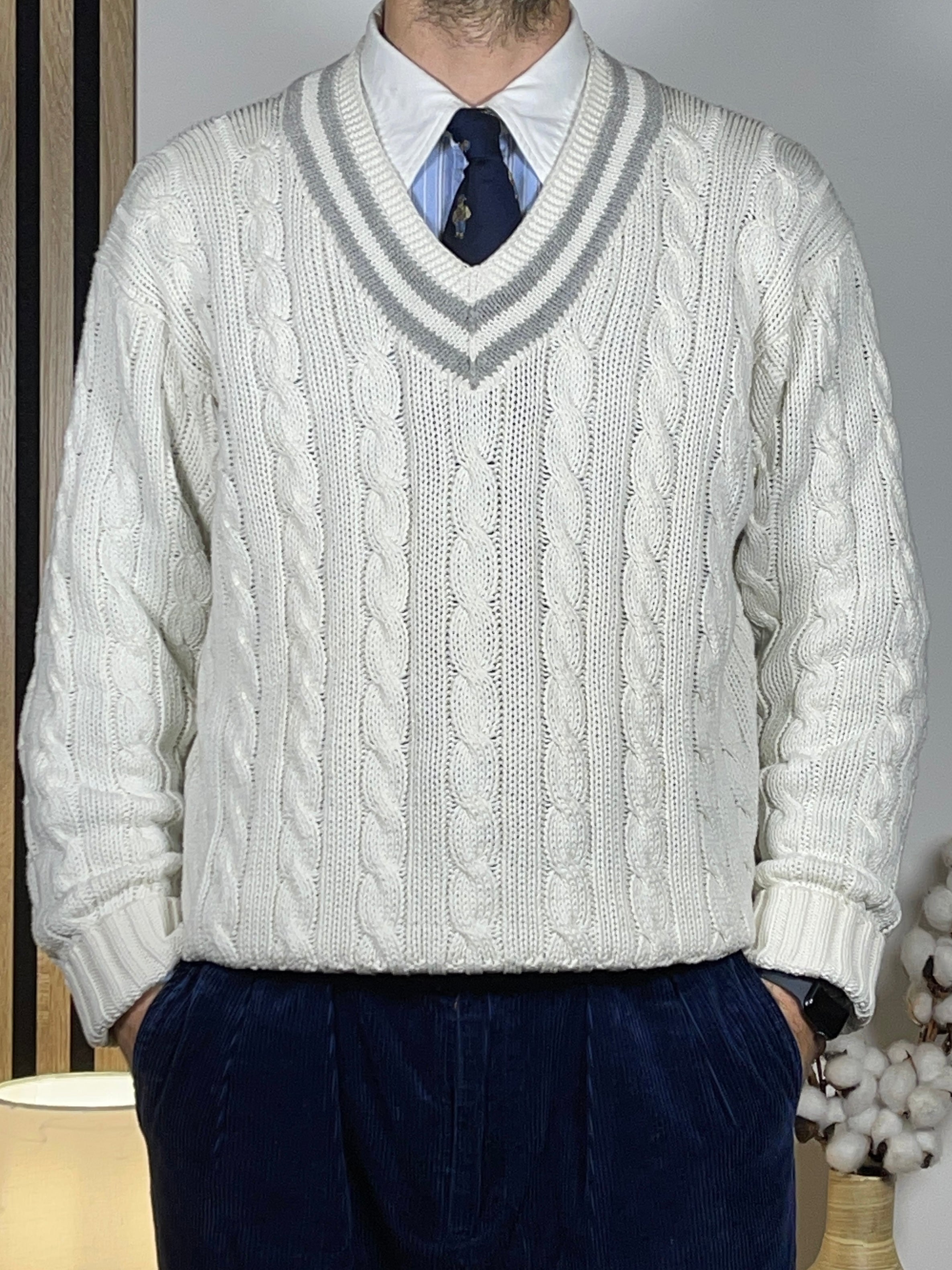 Polo Sport Ralph Lauren Iconic Cricket Cotton Sweater (Vintage)
