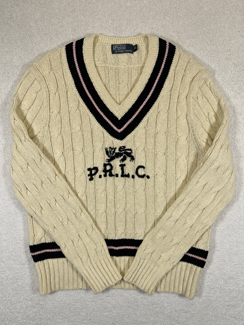 Polo Ralph Lauren P.R.L.C. Crest Cricket Sweater (Vintage)