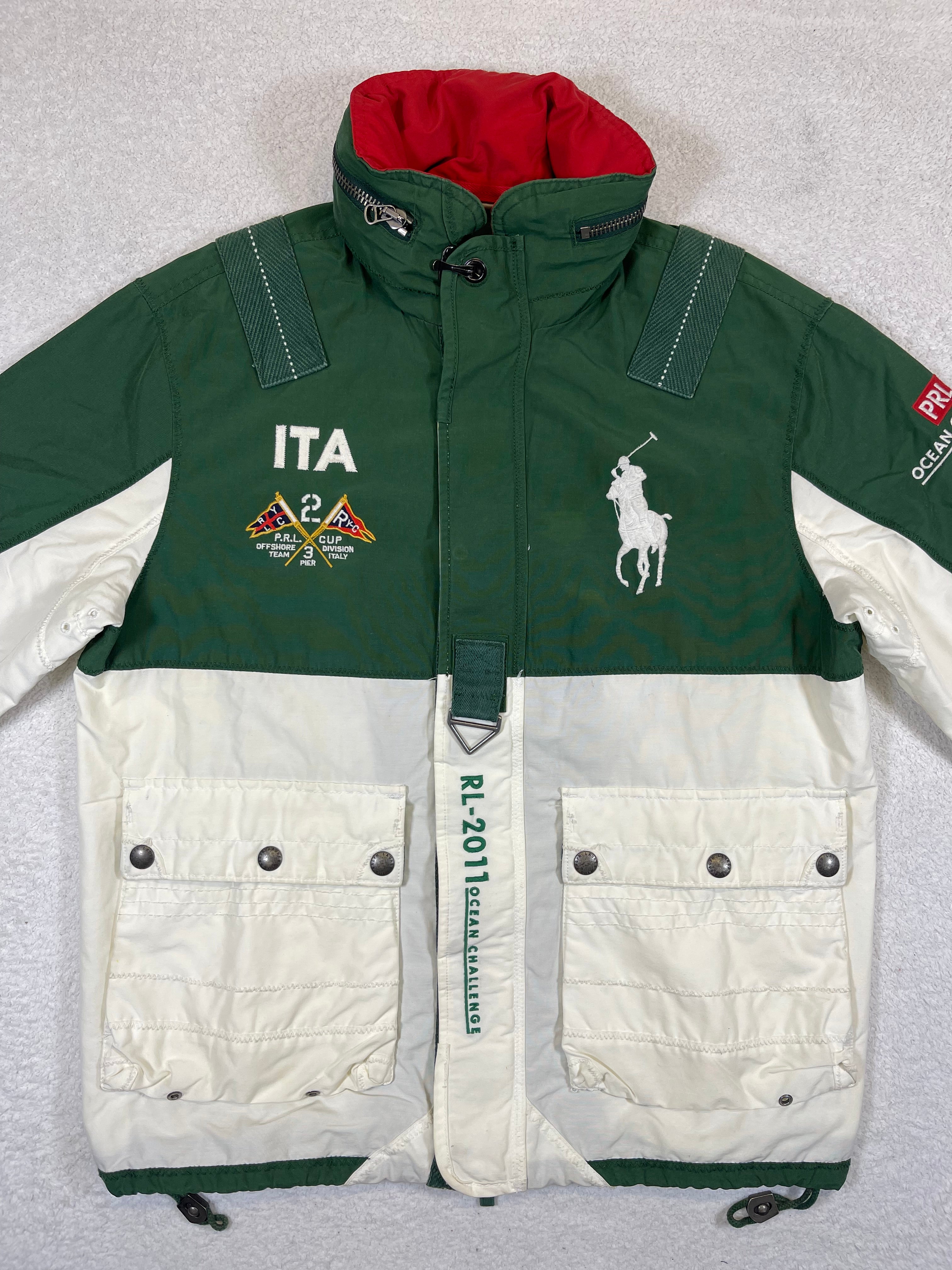 Polo by Ralph Lauren RL-2011 Ocean Challenge Italia-24 Water-Repellent Jacket (Vintage)