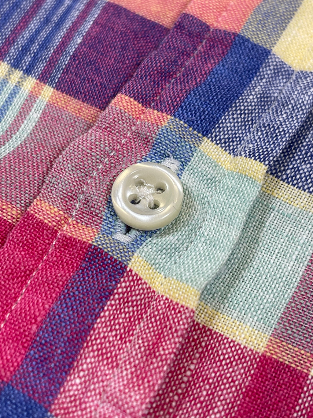 Ralph Lauren Linen Plaid Shirt (Vintage)