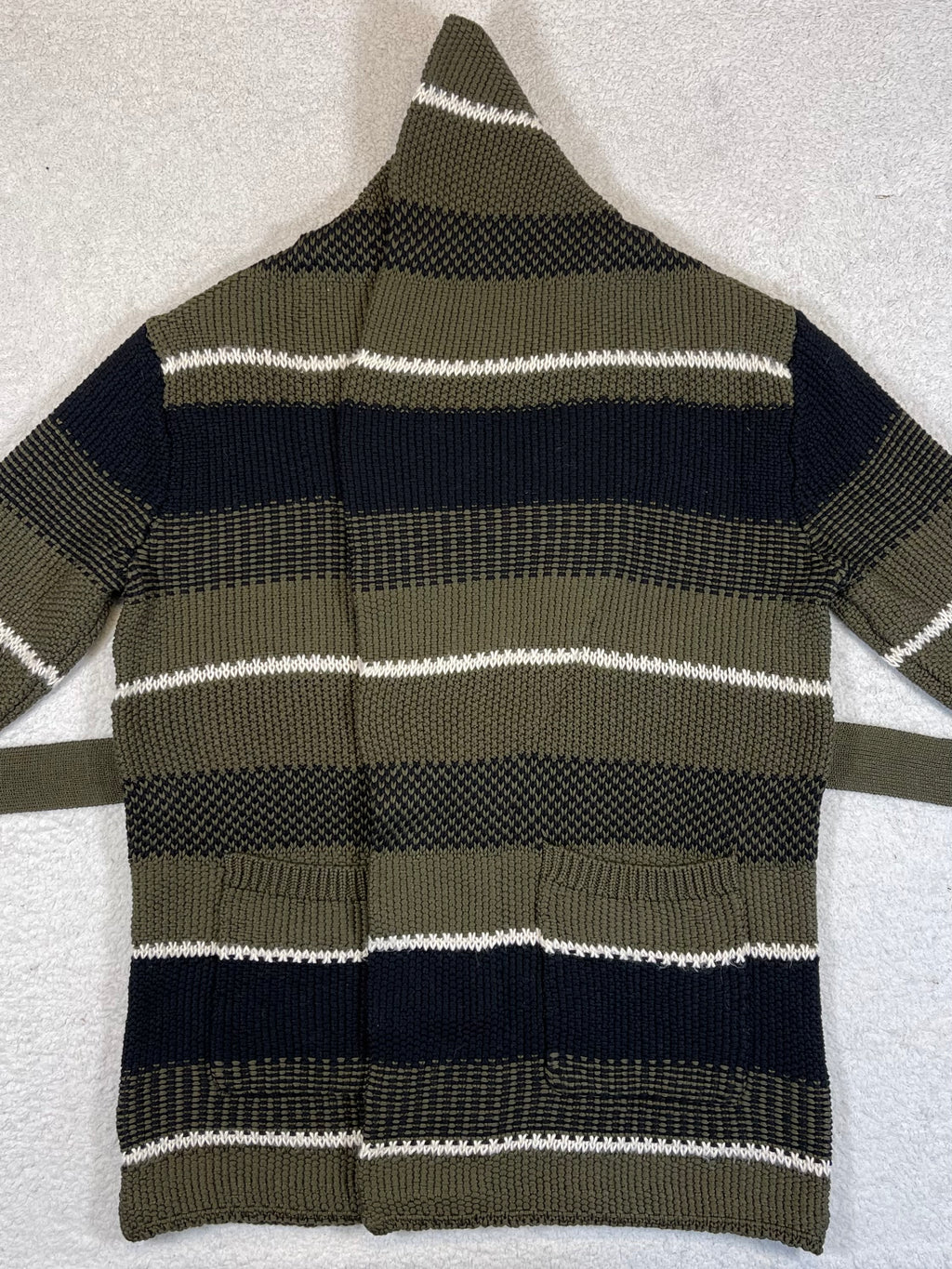 Polo Ralph Lauren Striped Shawl-Collar Cardigan