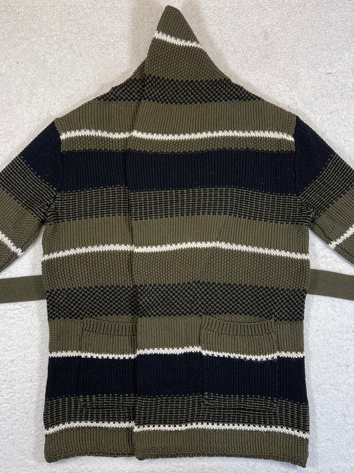 Polo Ralph Lauren Striped Shawl-Collar Cardigan