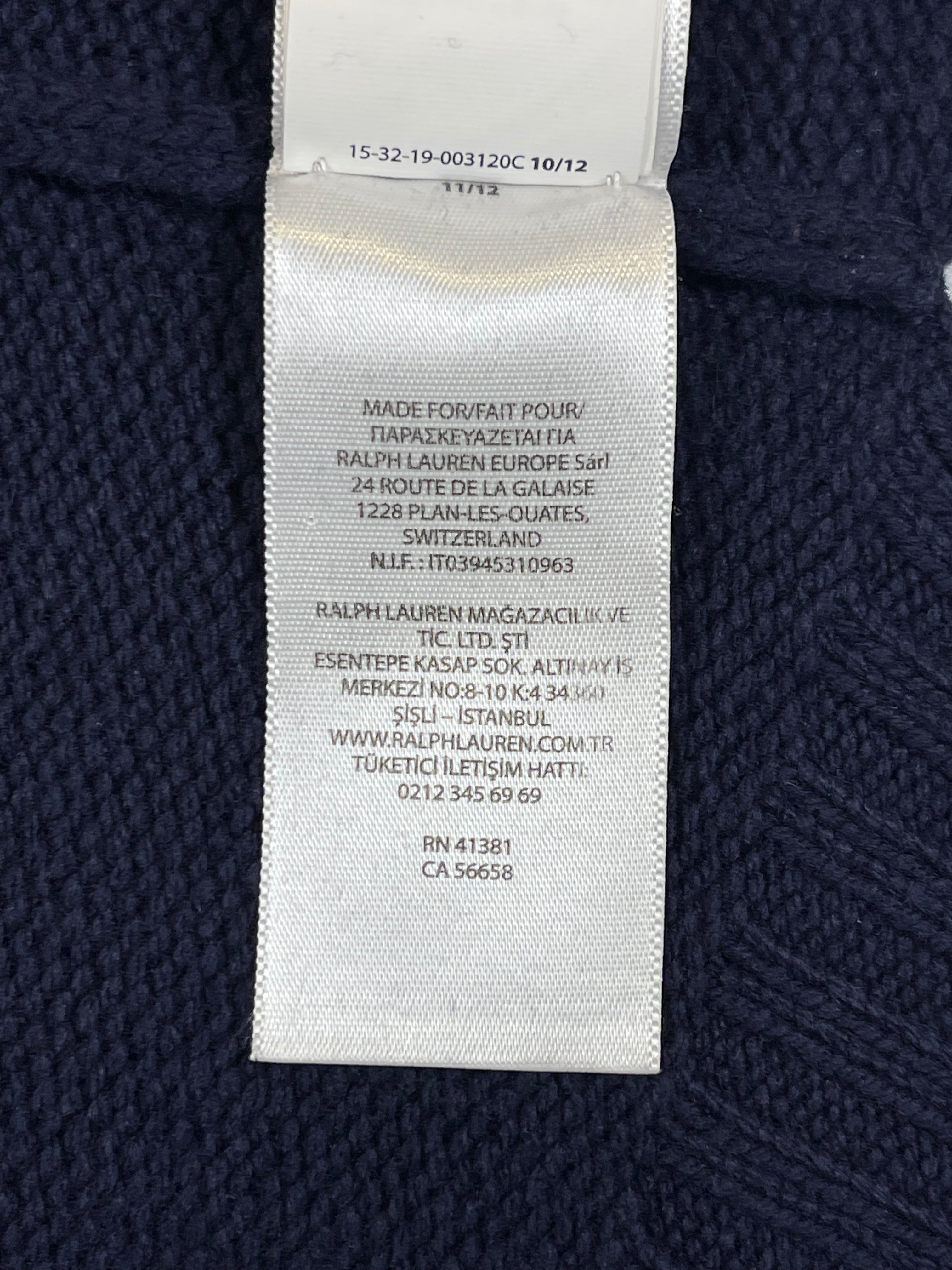 Polo Ralph Lauren Preppy Polo Bear Wool Sweater
