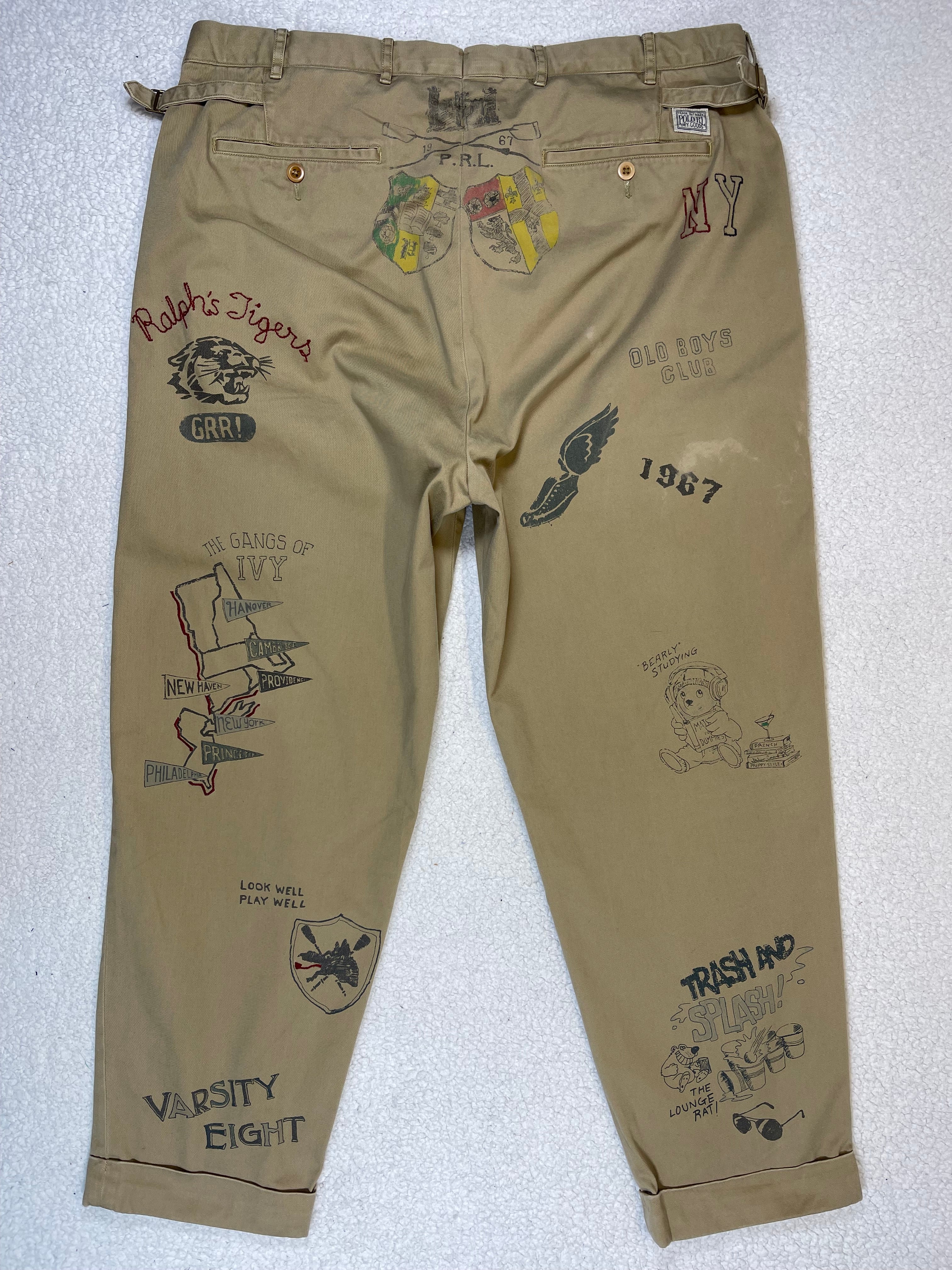 Polo Ralph Lauren Graphic Baggy Chino Pants