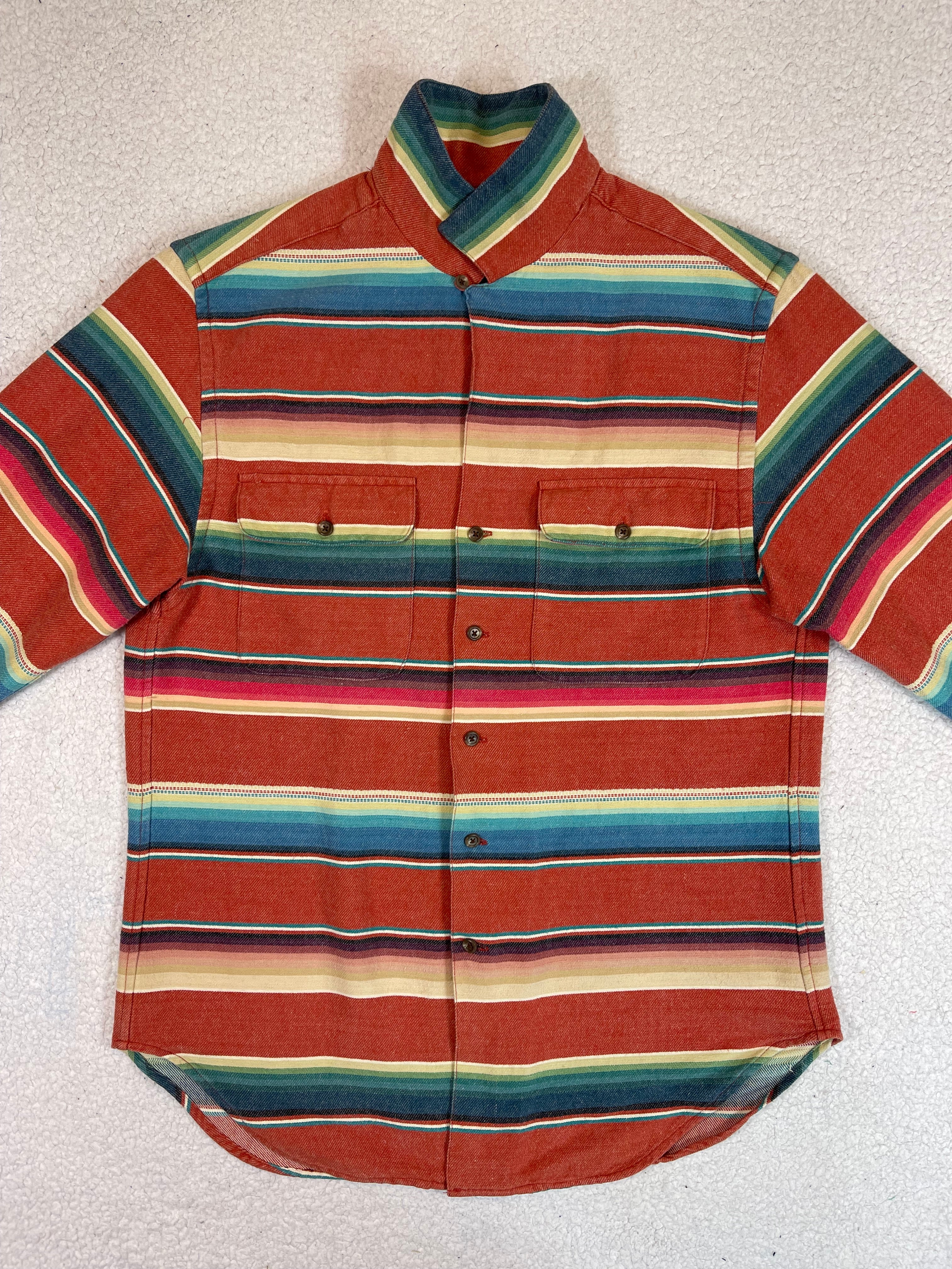 Ralph Lauren Aztec Madras Safari Shirt (Vintage 90s)