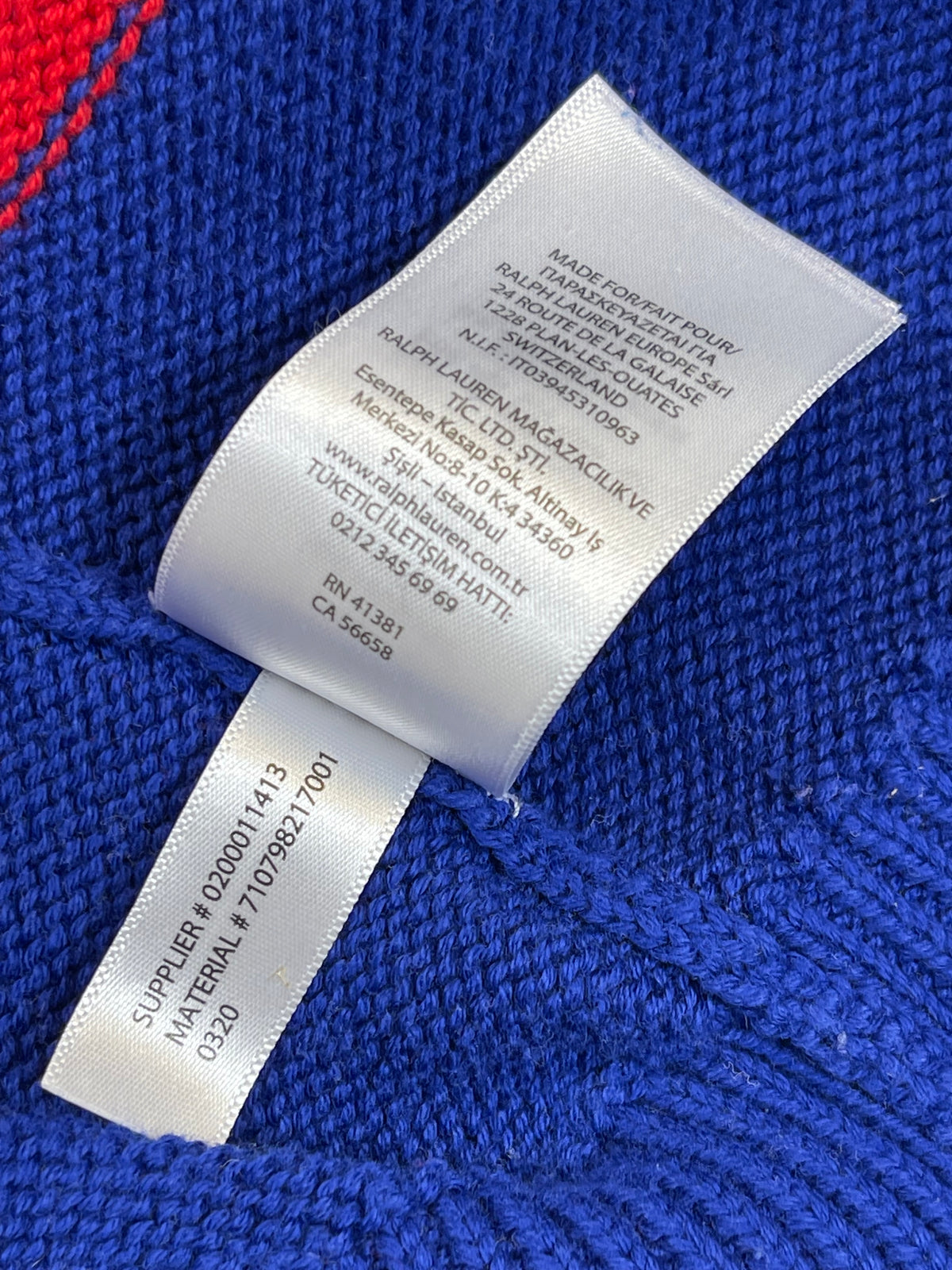 Polo Ralph Lauren Nautical-Inspired Striped Cotton Sweater XL