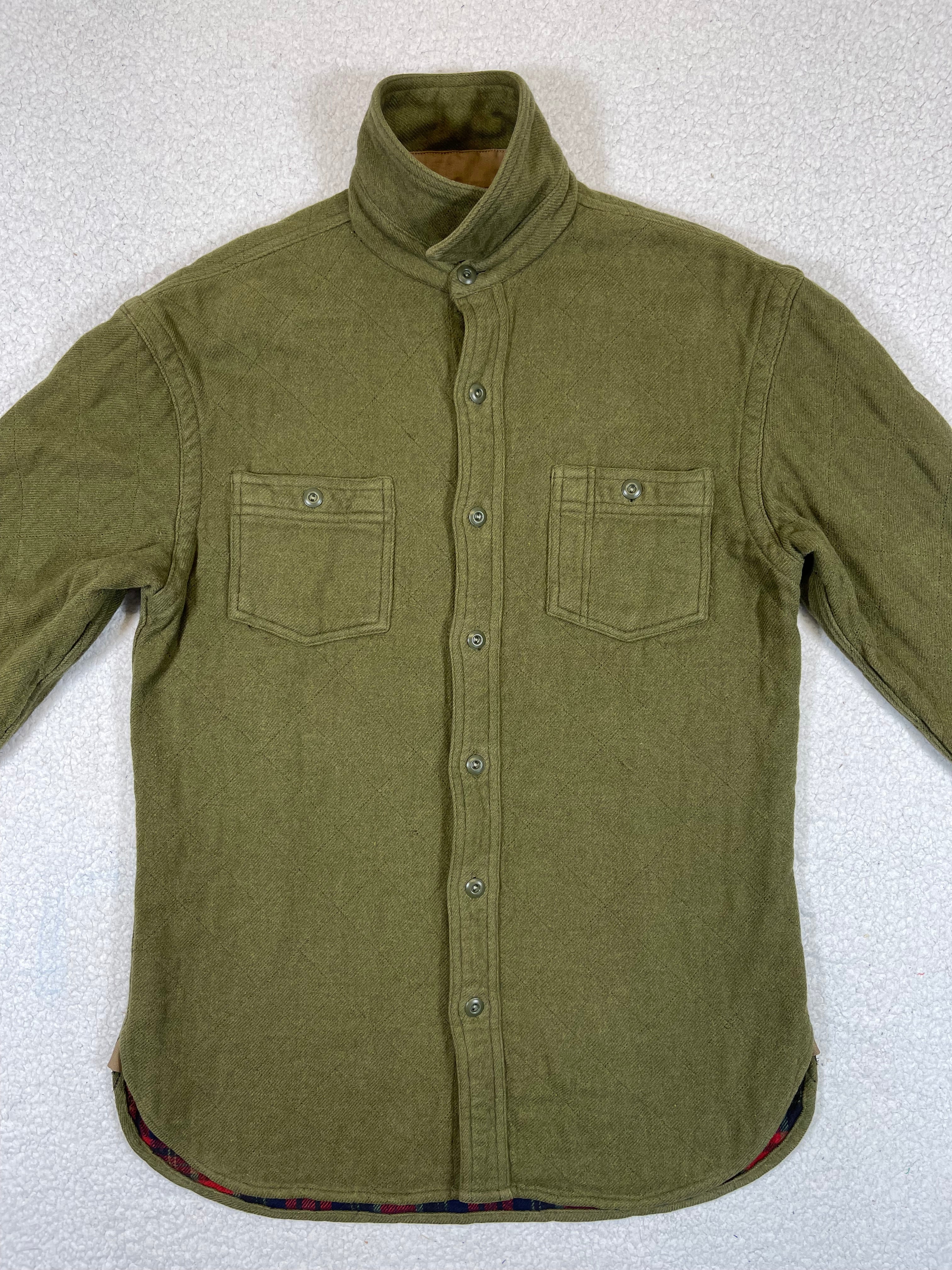 RRL Double RL Quilted Jacquard Overshirt