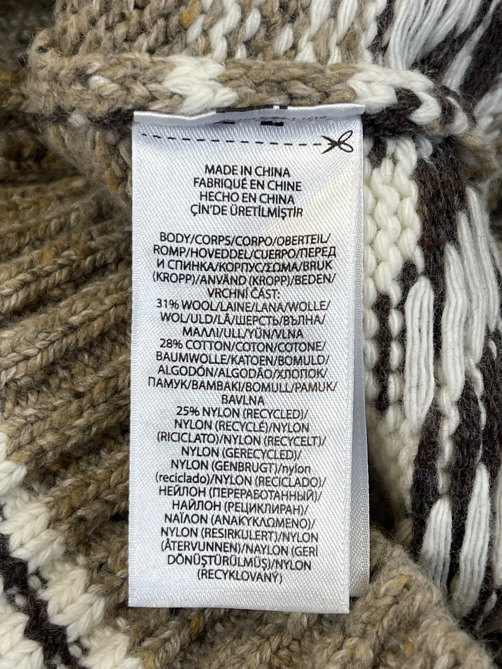 Polo Ralph Lauren Snowflake Intarsia Wool-Blend Sweater