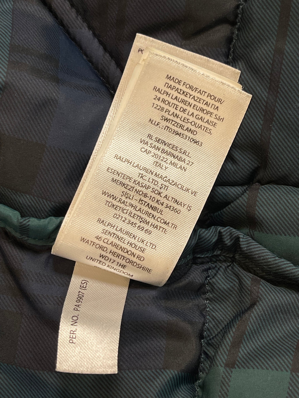 Polo Ralph Lauren Wainwright Corduroy Down Jacket (2024)