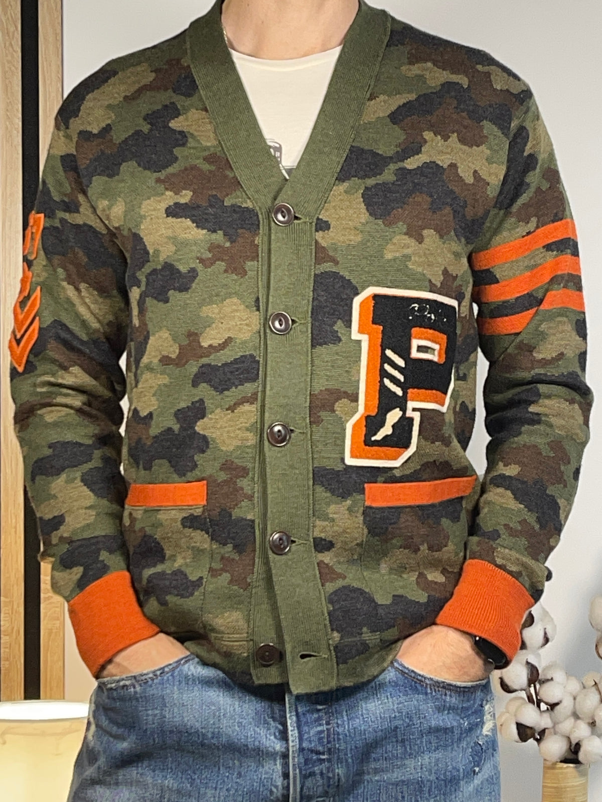 Polo Ralph Lauren Ralph’s Tiger Letterman Cardigan