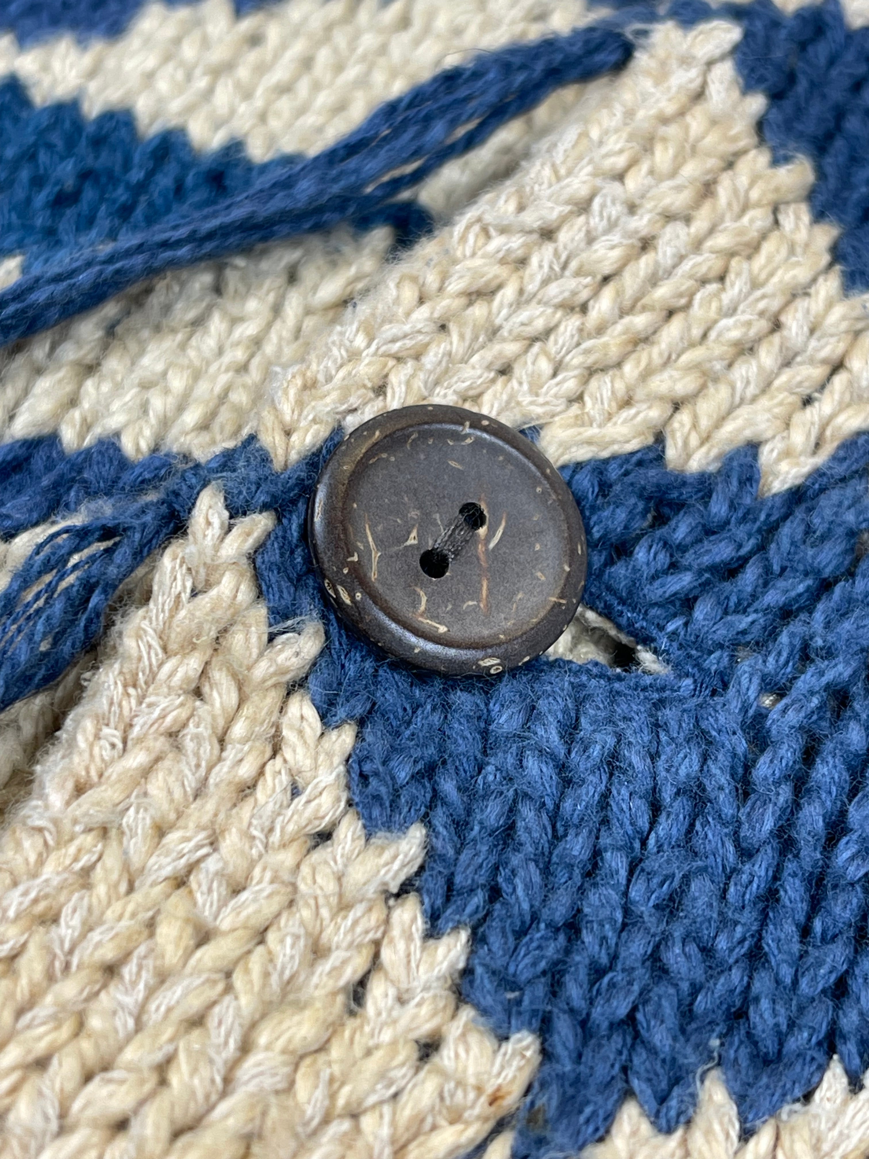 Ralph Lauren Denim & Supply Patchwork Shawl Collar Cardigan (Vintage 2000s)
