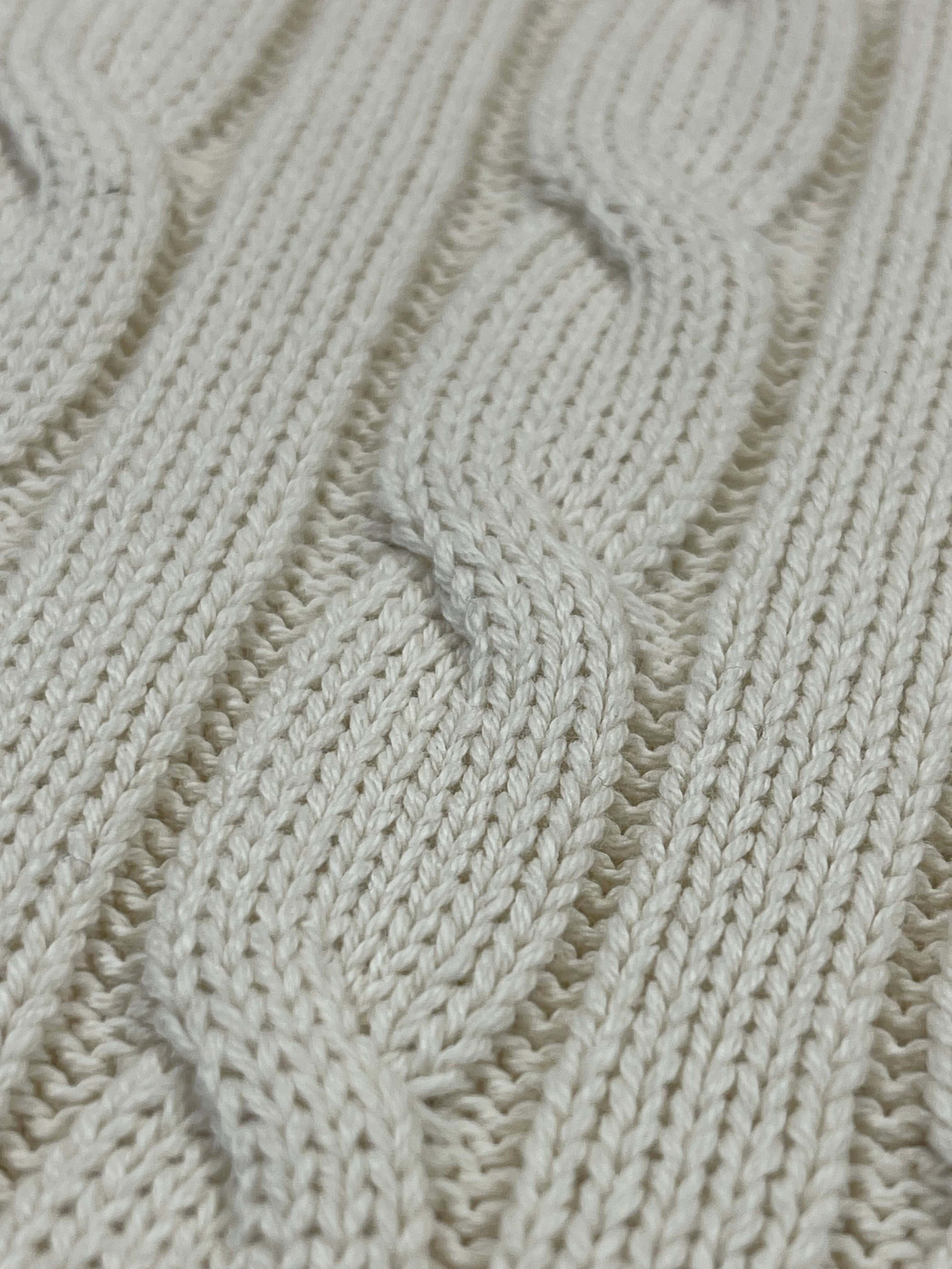 Lauren Ralph Lauren LRL Crest Cable-Knit Cricket Sweater (2024)