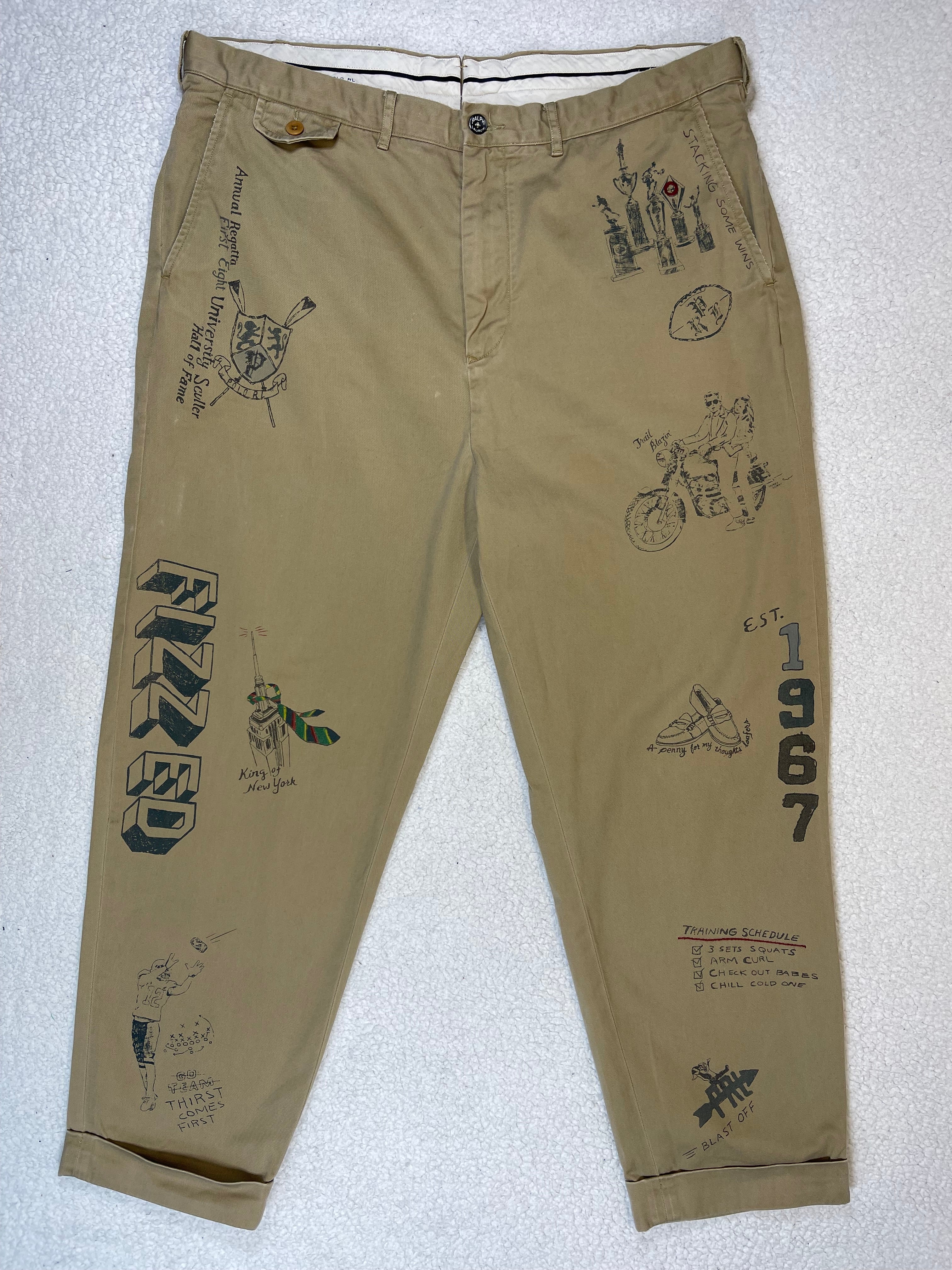 Polo Ralph Lauren Graphic Baggy Chino Pants