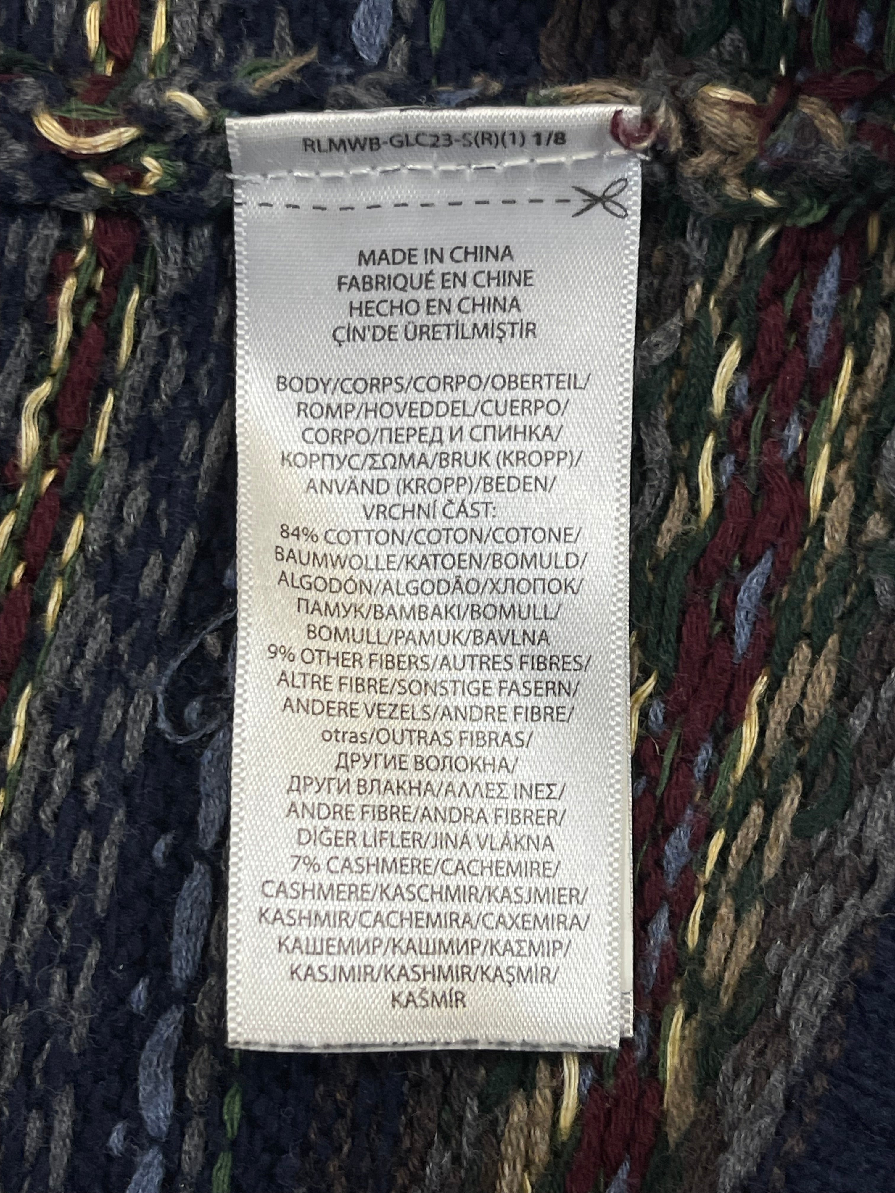 Polo Ralph Lauren Fair Isle Cotton & Cashmere-Blend Sweater