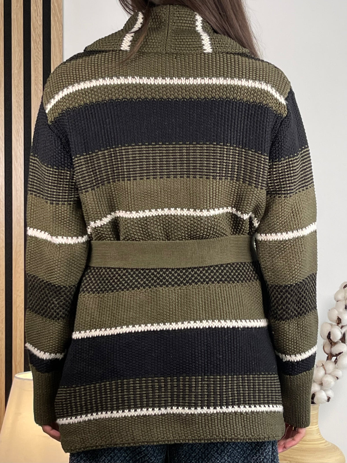 Polo Ralph Lauren Striped Shawl-Collar Cardigan