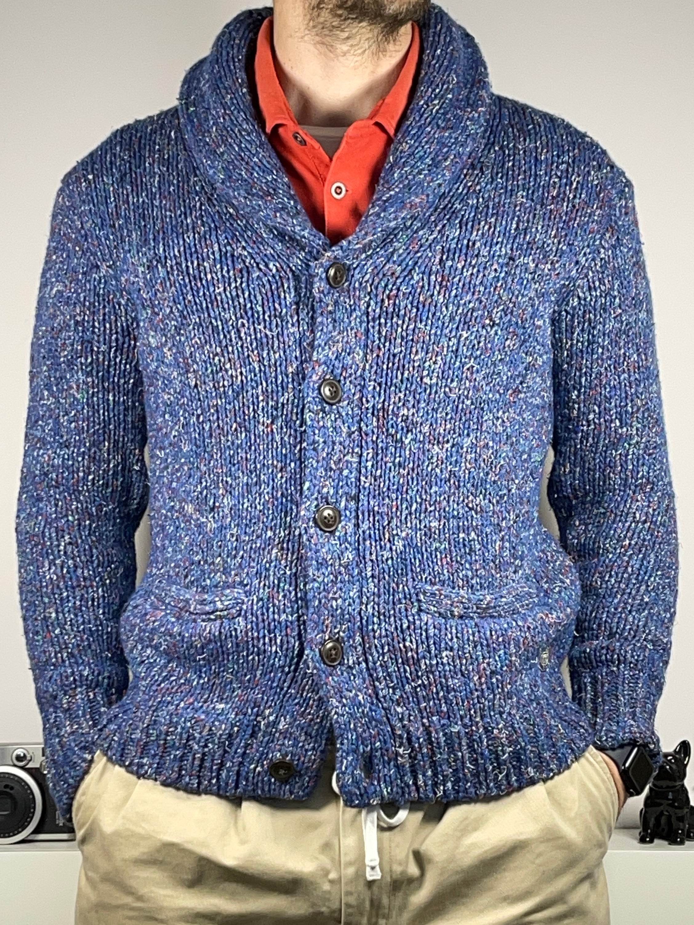 Denim & Supply Ralph Lauren Wool Blend Shawl Collar Cardigan (Vintage)